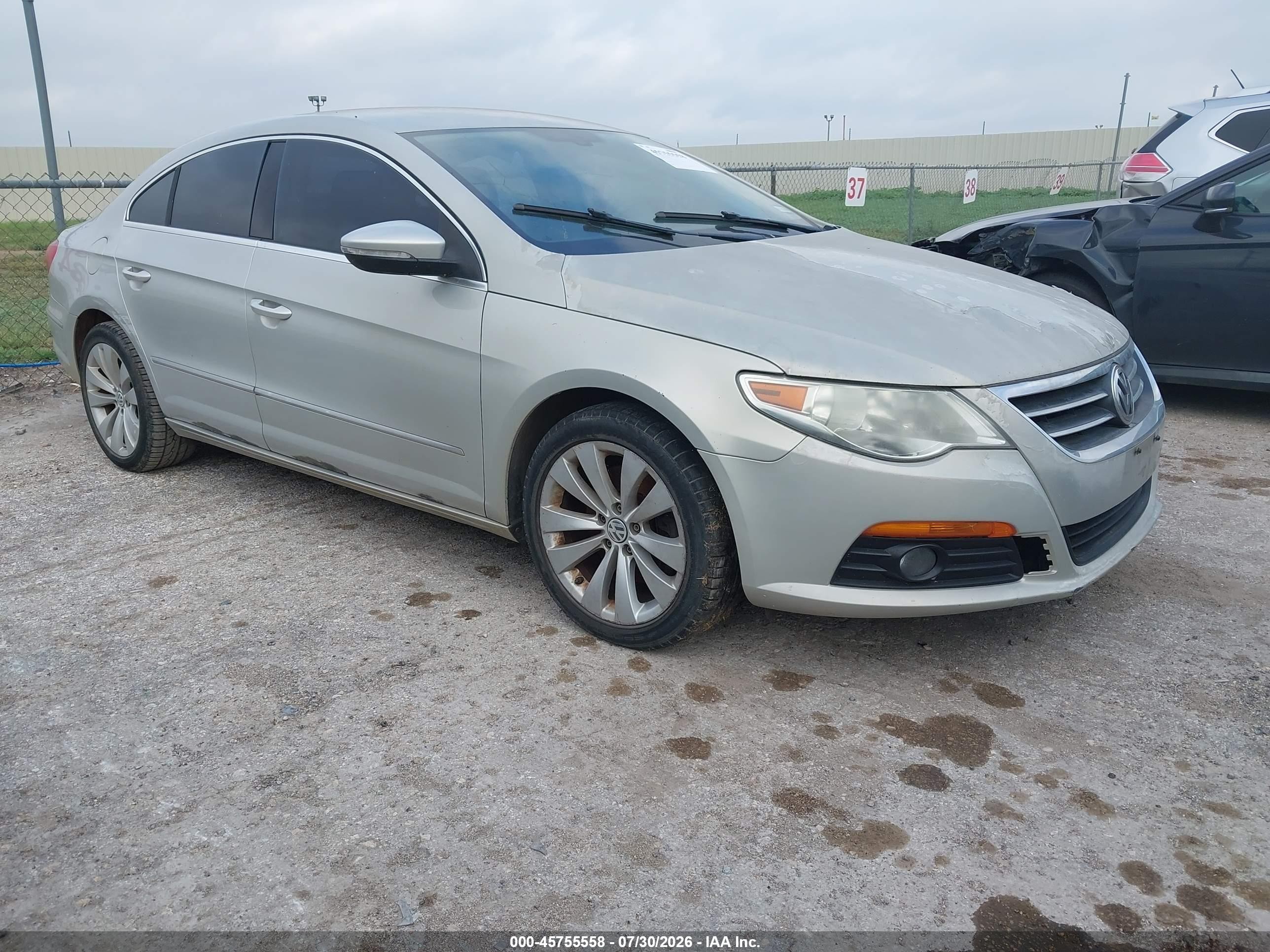 2010 Volkswagen Cc Sport Silver vin: WVWMN7AN9AE535726
