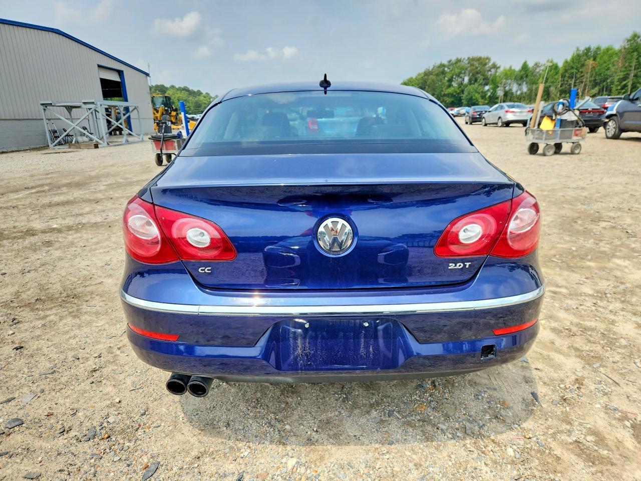 2011 Volkswagen Cc Sport Blue vin: WVWMN7ANXBE721888