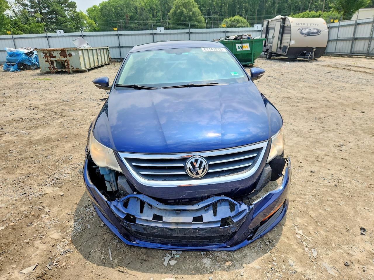 2011 Volkswagen Cc Sport Blue vin: WVWMN7ANXBE721888