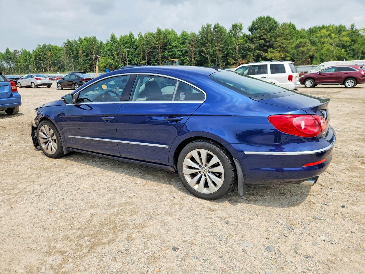 2011 Volkswagen Cc Sport Blue vin: WVWMN7ANXBE721888