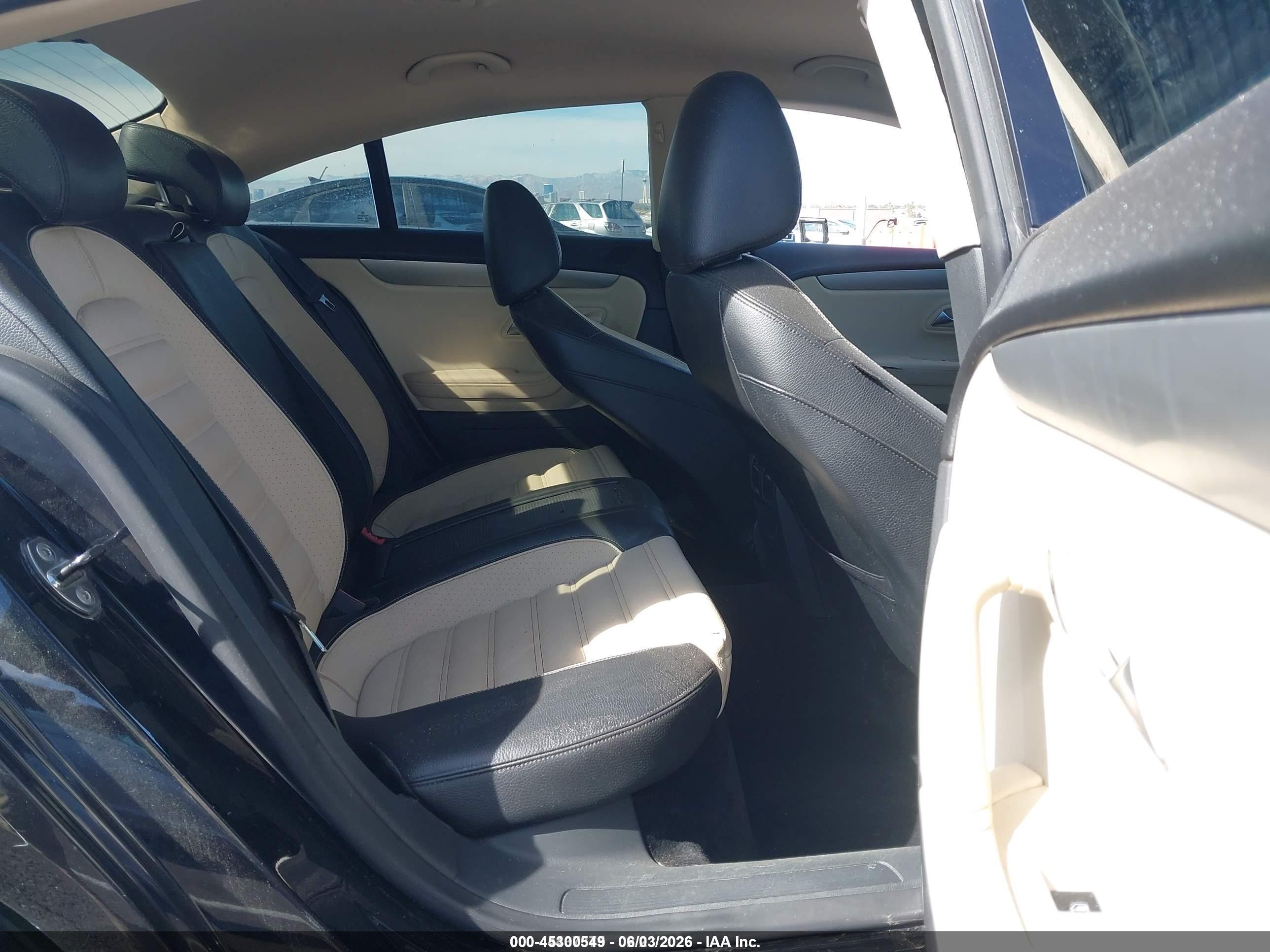 2012 Volkswagen Cc Sport Black vin: WVWMN7ANXCE509526