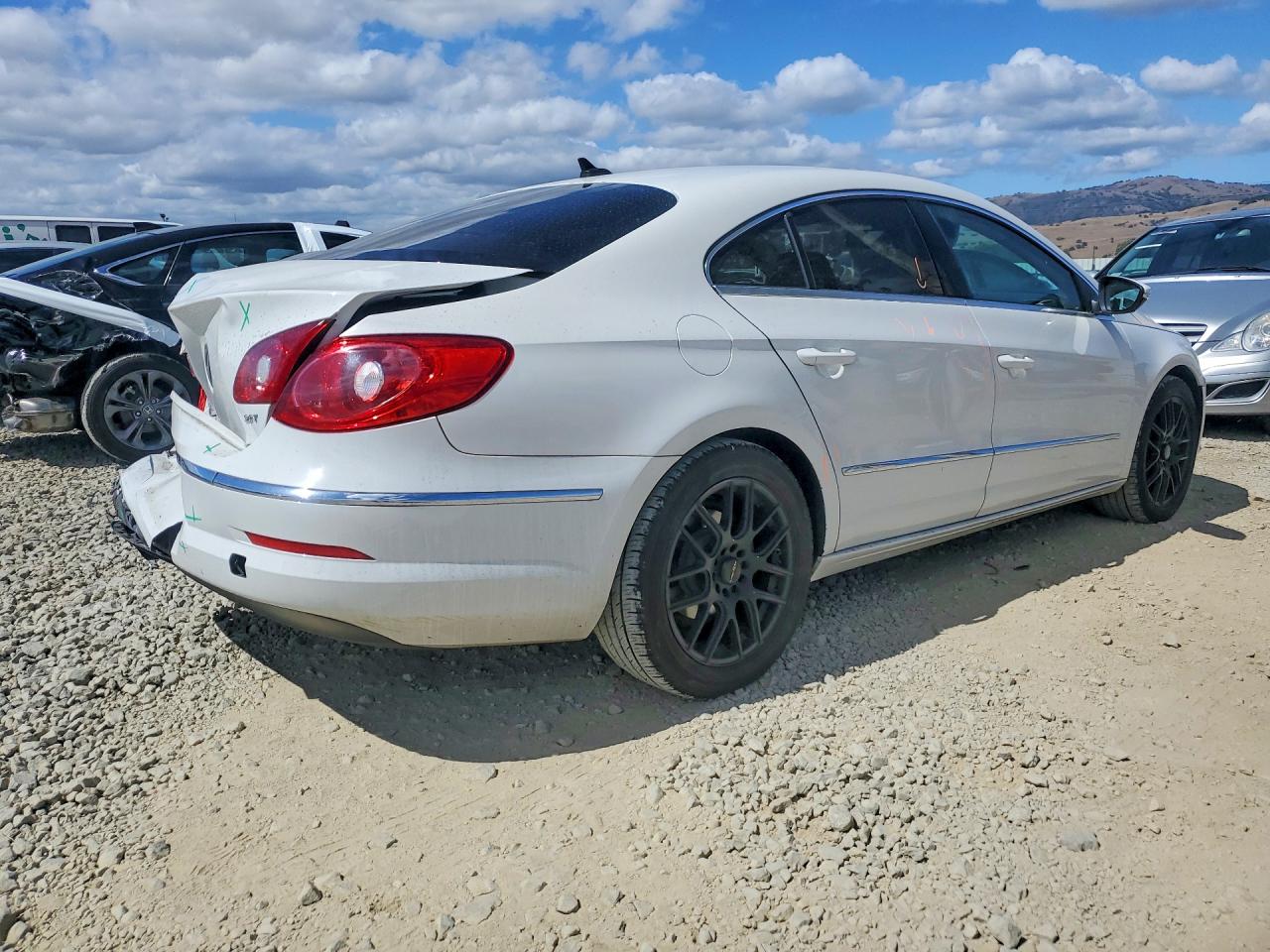 2012 Volkswagen Cc Sport White vin: WVWMN7ANXCE540923