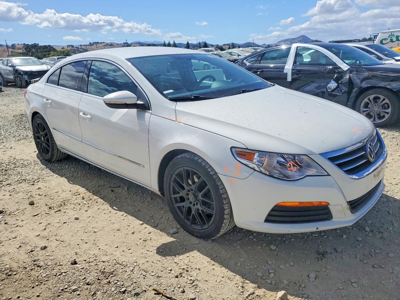 2012 Volkswagen Cc Sport White vin: WVWMN7ANXCE540923