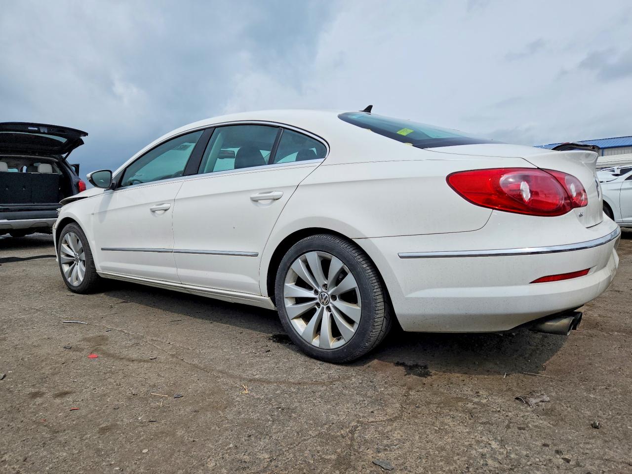2011 Volkswagen Cc Sport White vin: WVWMP7AN0BE708755