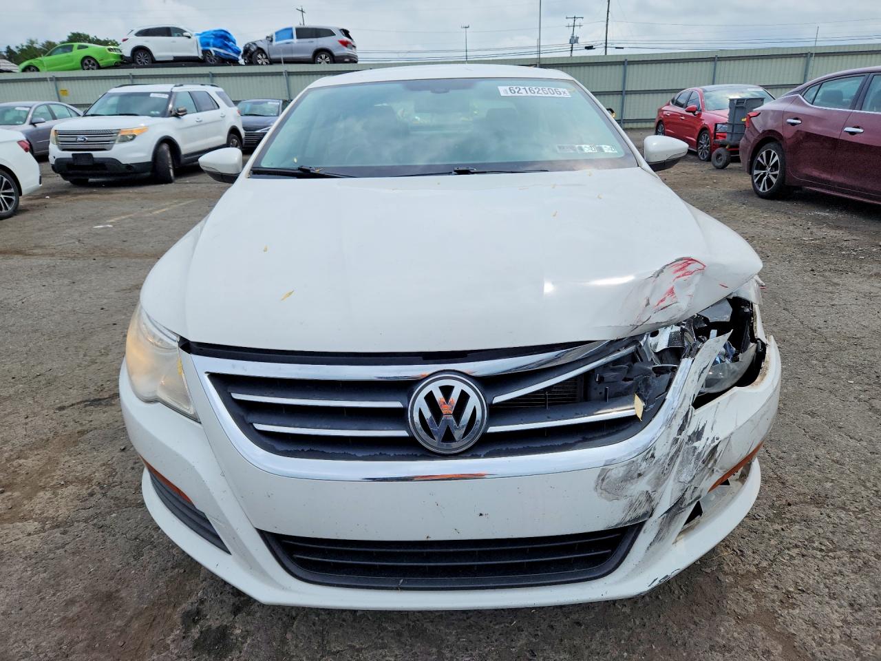 2011 Volkswagen Cc Sport White vin: WVWMP7AN0BE708755