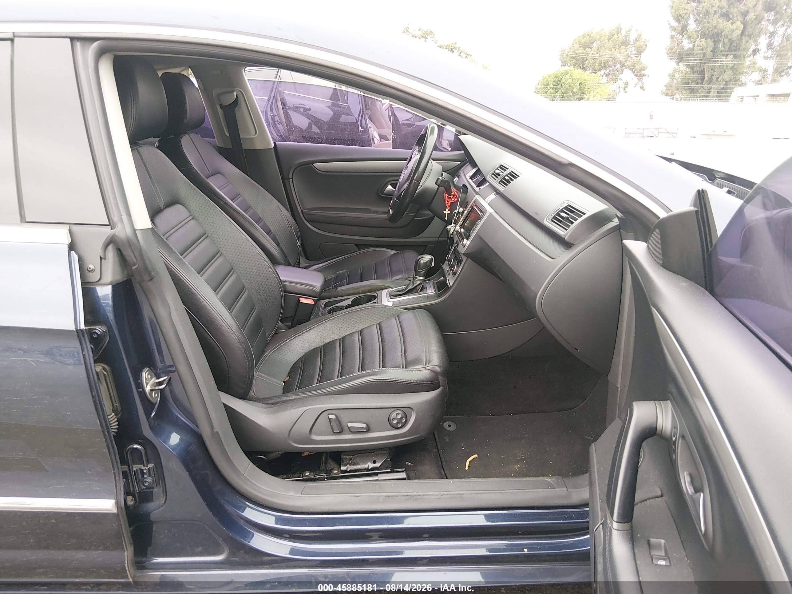 2012 Volkswagen Cc Sport Blue vin: WVWMP7AN0CE506788
