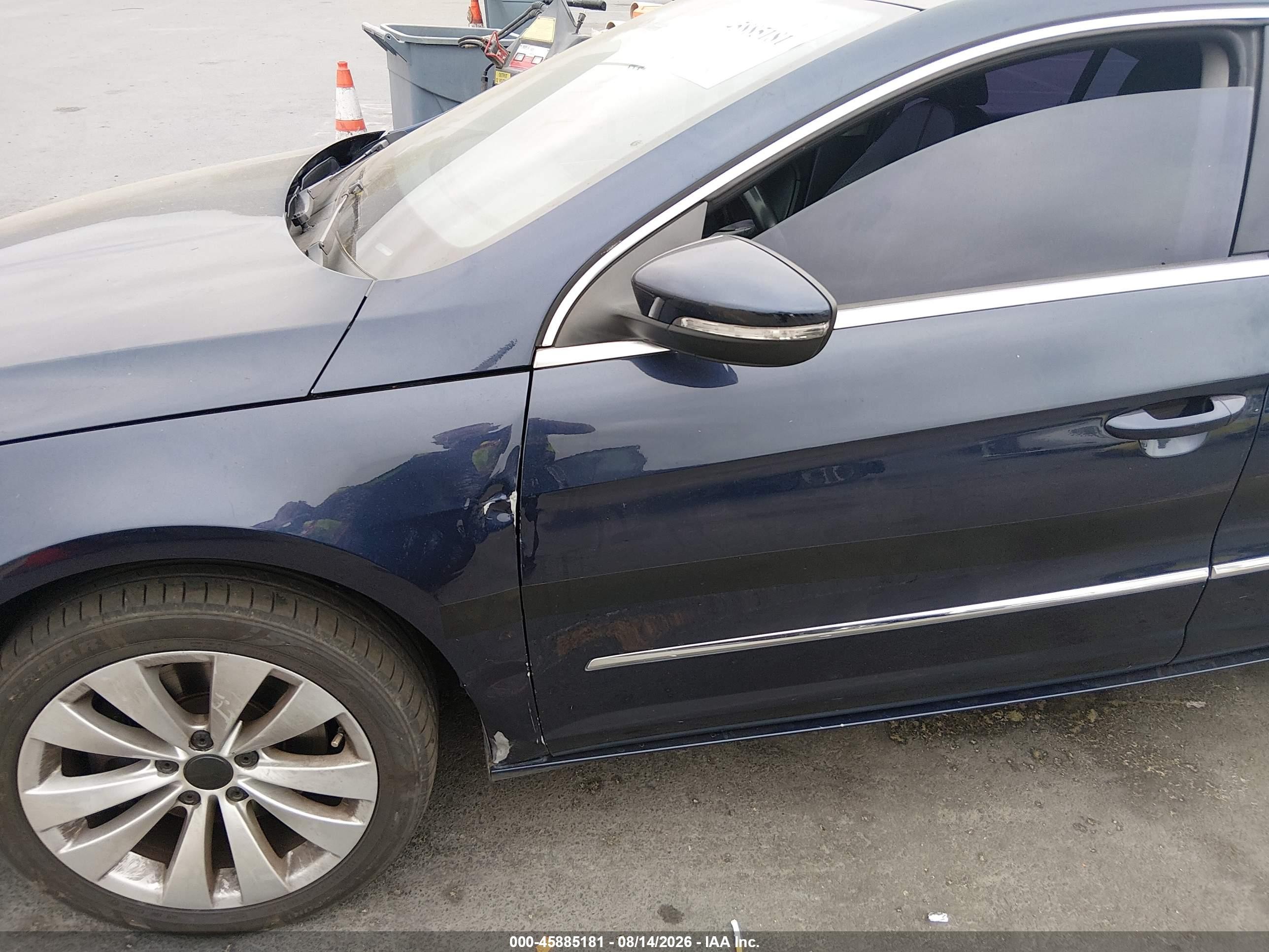2012 Volkswagen Cc Sport Blue vin: WVWMP7AN0CE506788