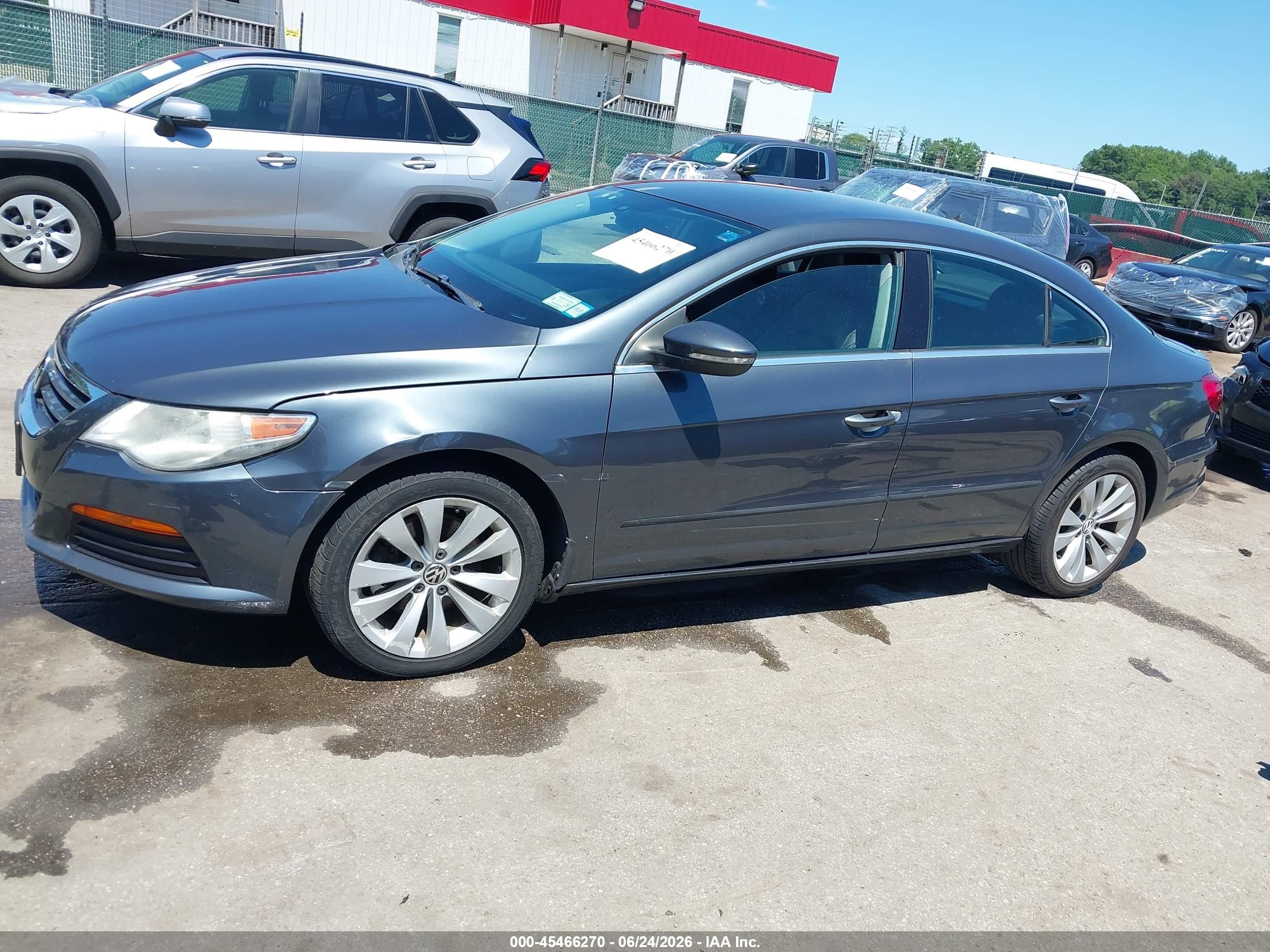2012 Volkswagen Cc Sport Gray vin: WVWMP7AN0CE507925