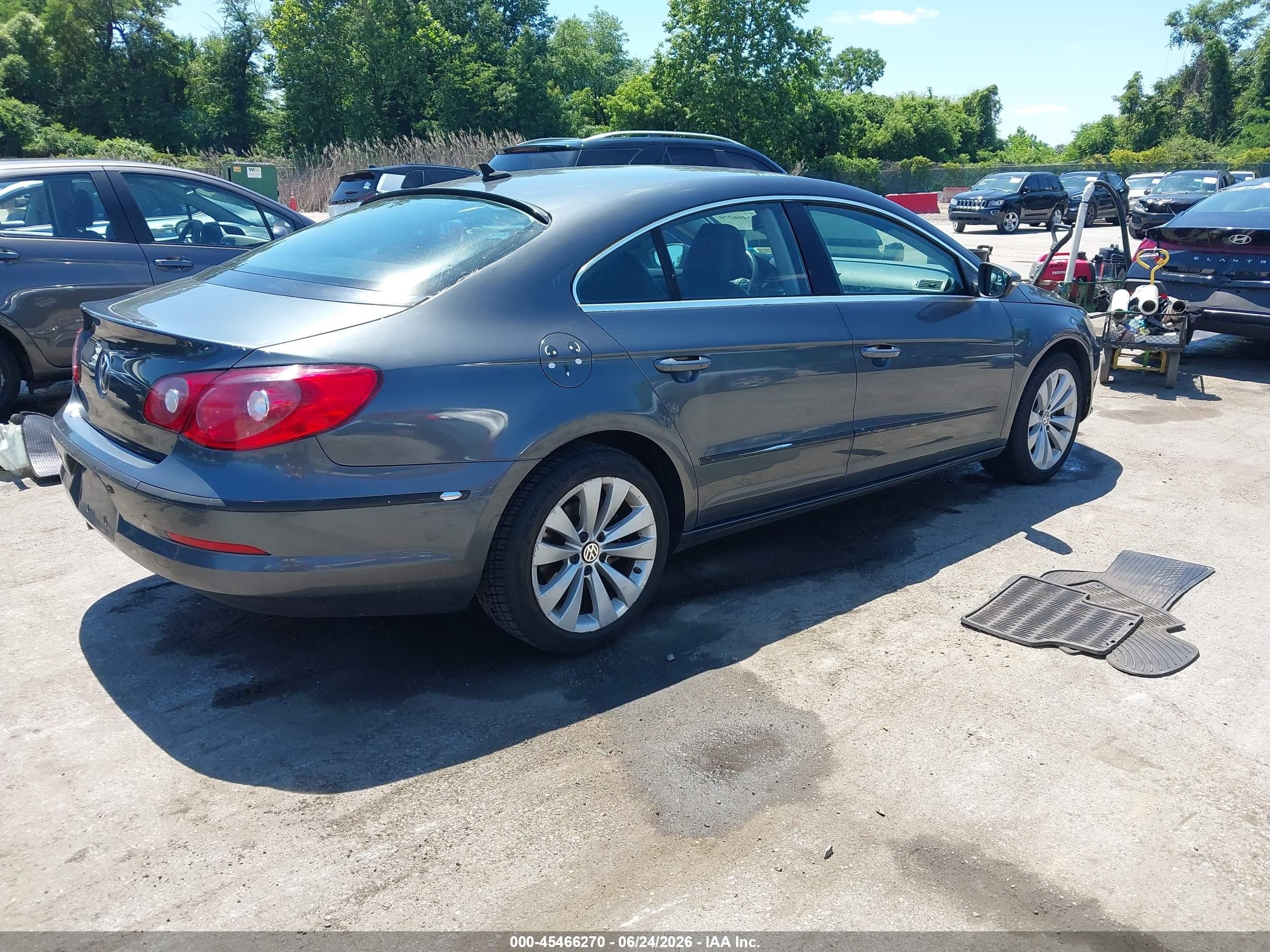 2012 Volkswagen Cc Sport Gray vin: WVWMP7AN0CE507925