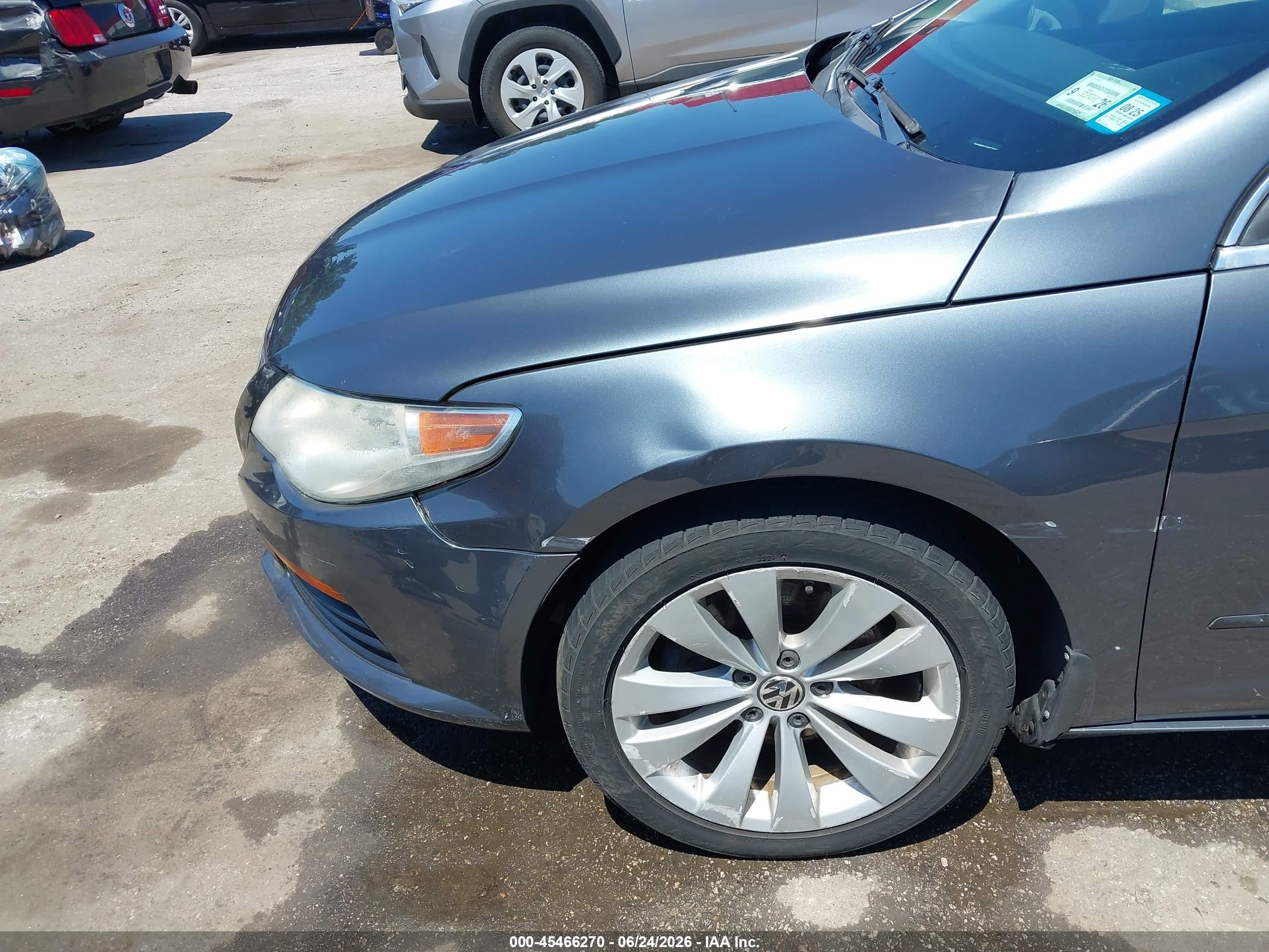 2012 Volkswagen Cc Sport Gray vin: WVWMP7AN0CE507925