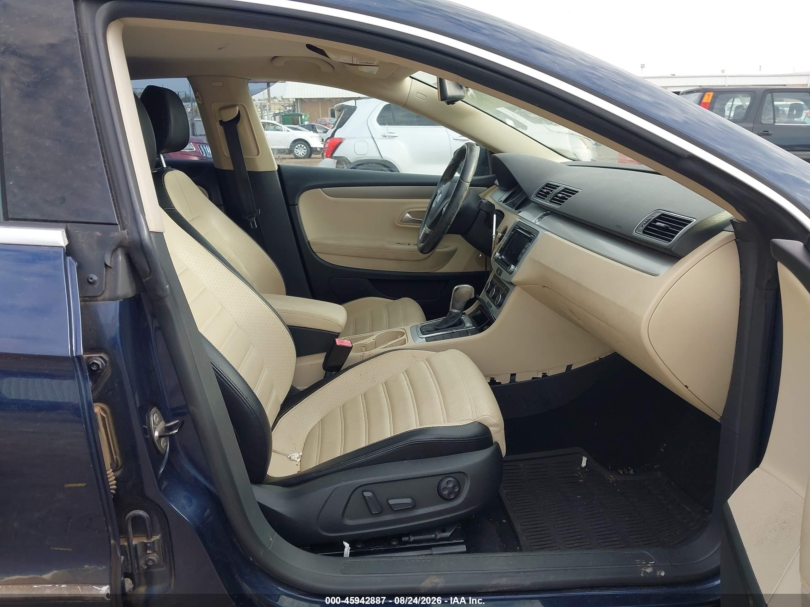 2012 Volkswagen Cc Sport Blue vin: WVWMP7AN0CE518262