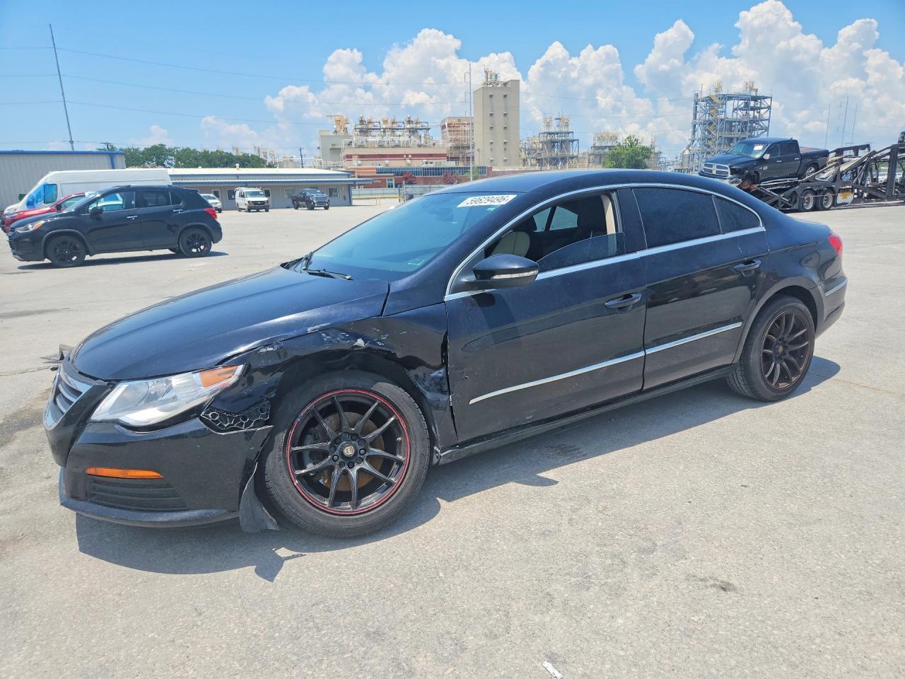 2012 Volkswagen Cc Sport Black vin: WVWMP7AN0CE537183