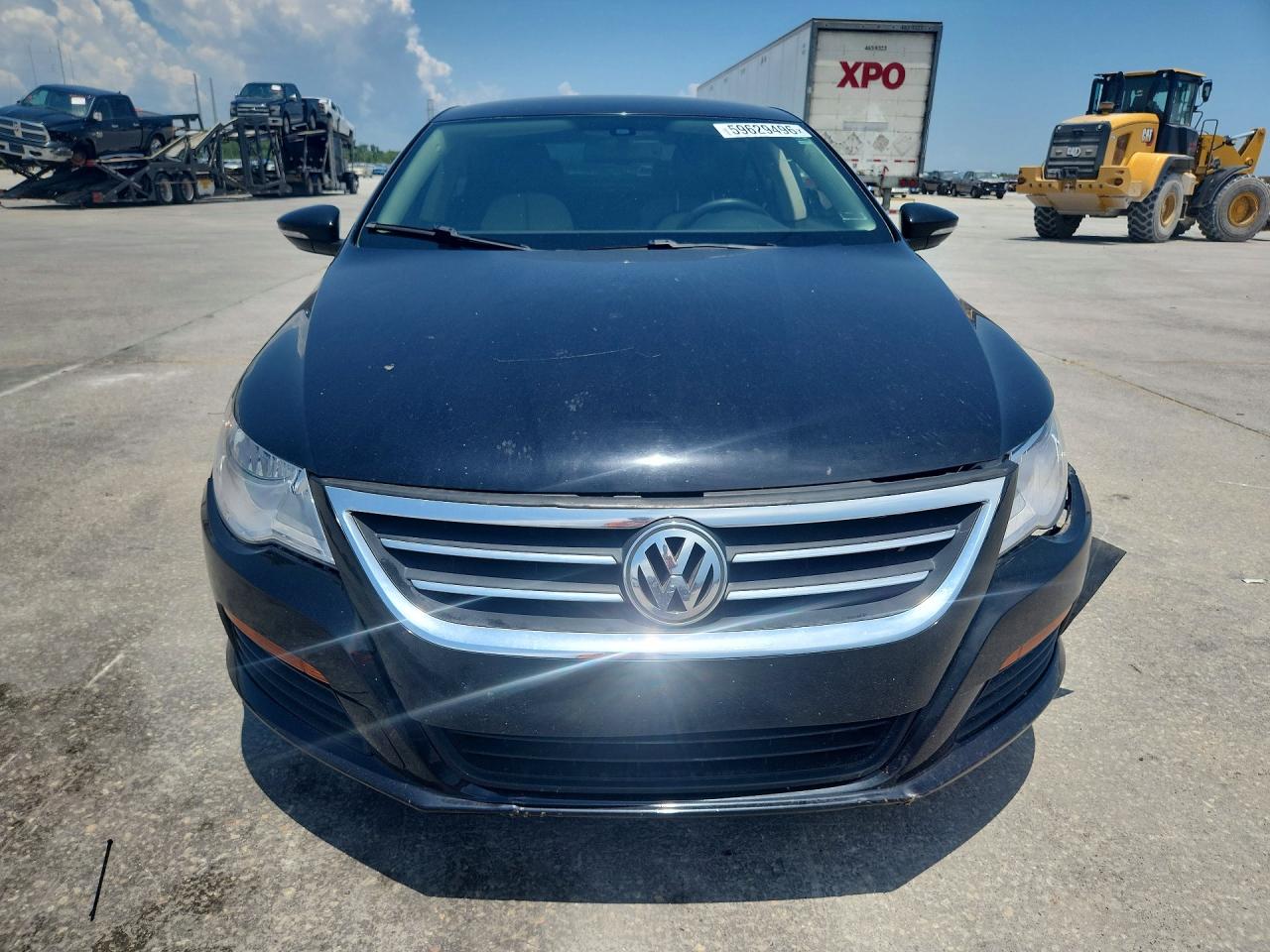 2012 Volkswagen Cc Sport Black vin: WVWMP7AN0CE537183