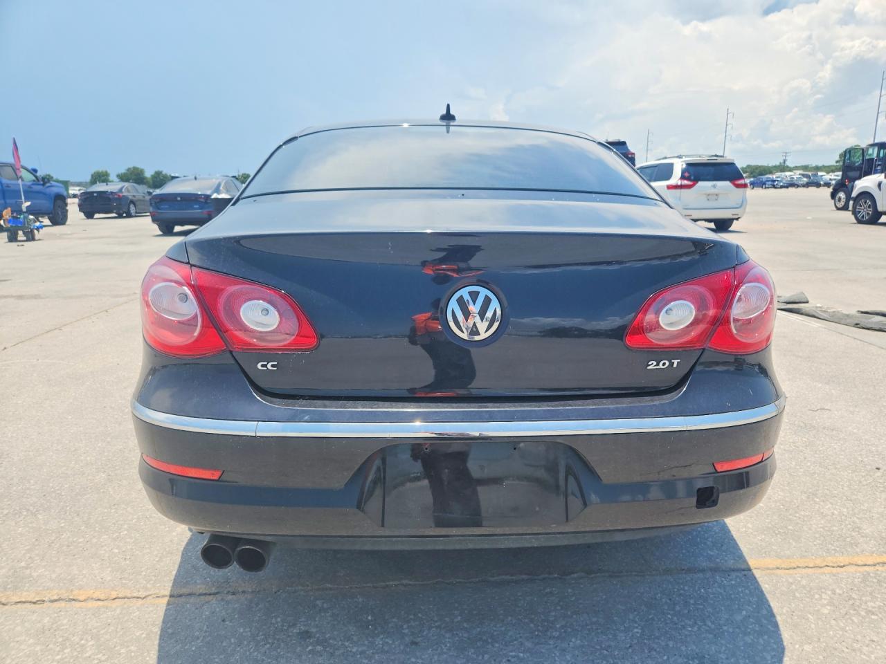2012 Volkswagen Cc Sport Black vin: WVWMP7AN0CE537183
