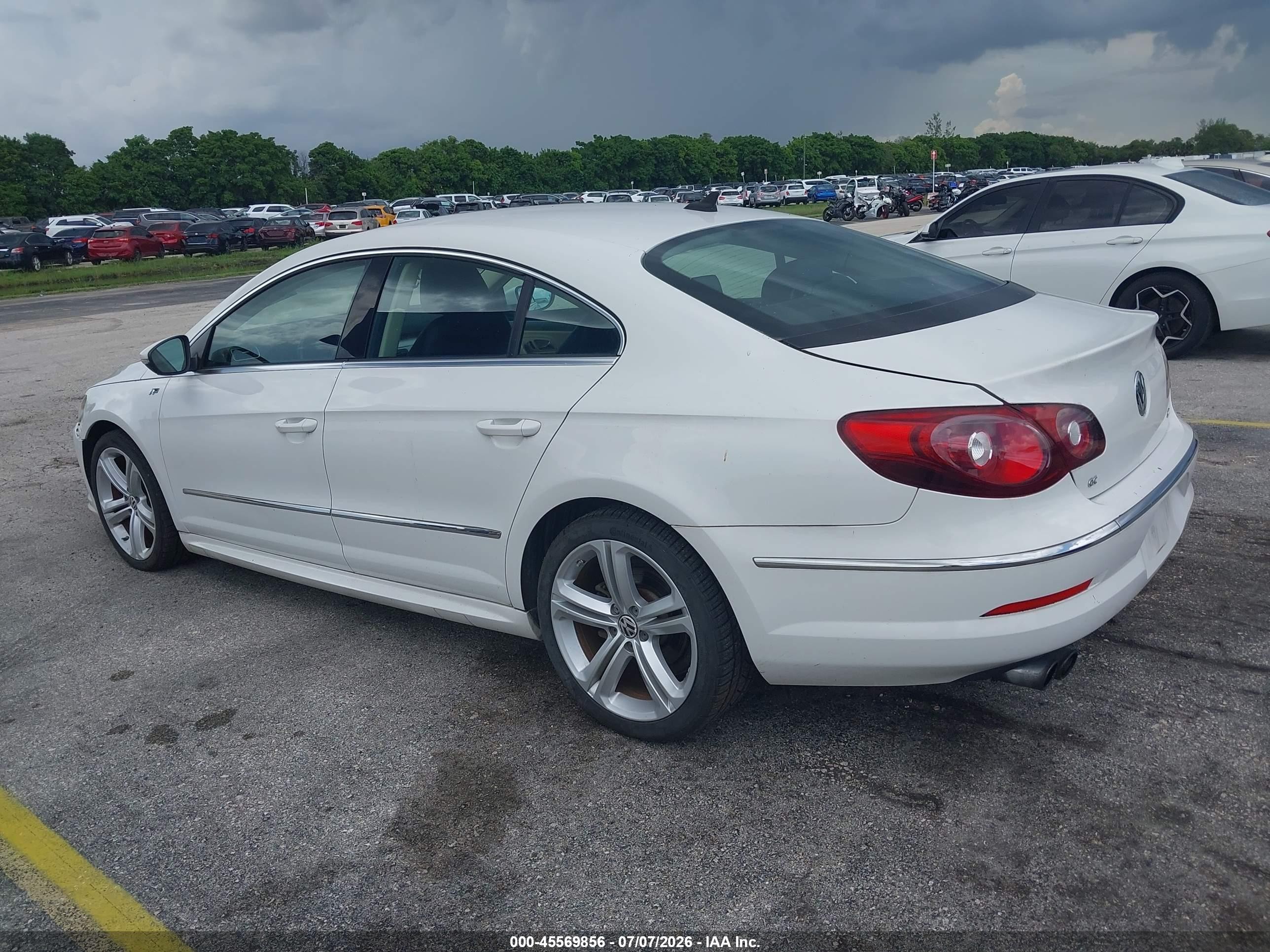 2012 Volkswagen Cc R-line White vin: WVWMP7AN0CE552525