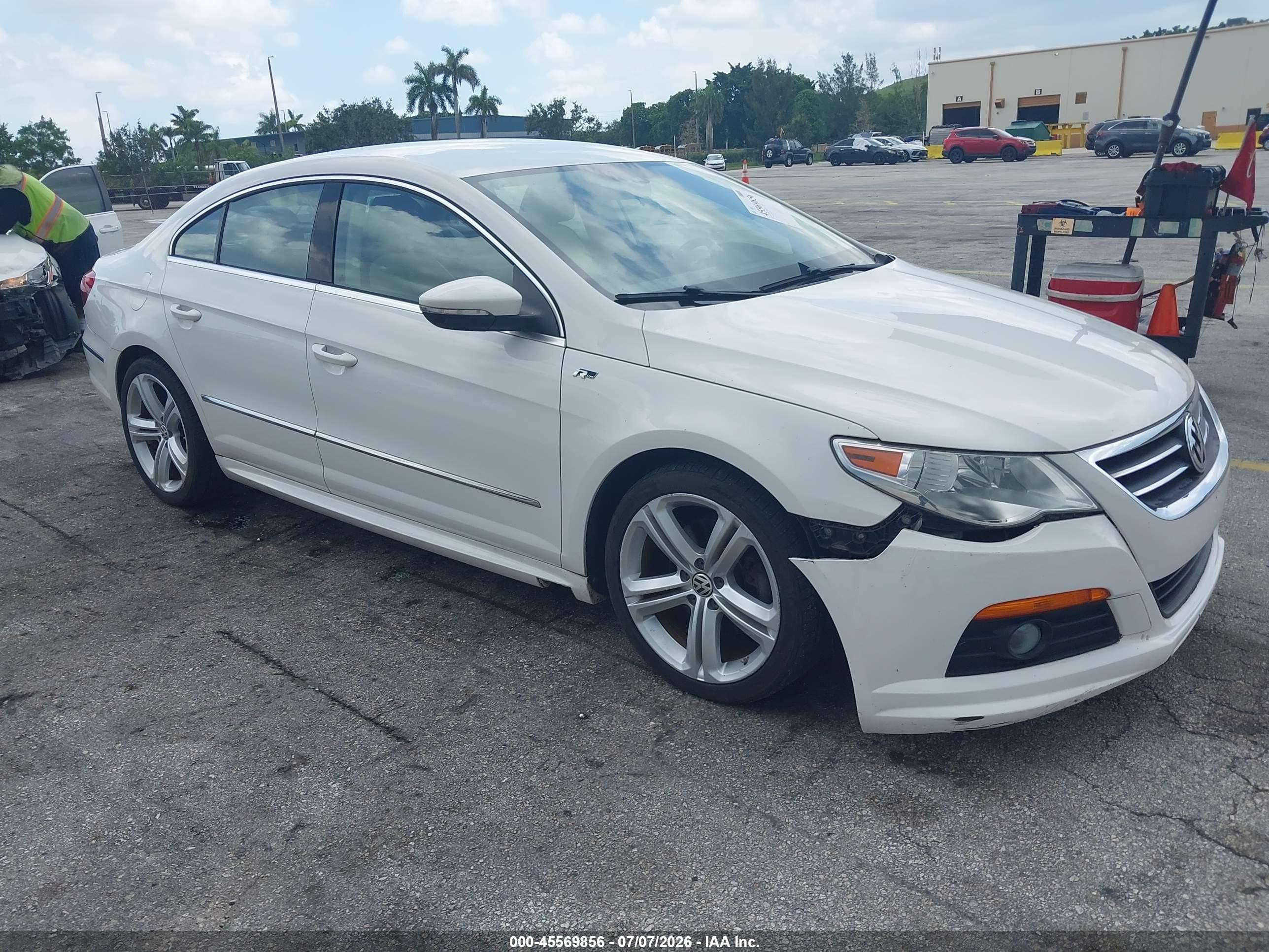 2012 Volkswagen Cc R-line White vin: WVWMP7AN0CE552525