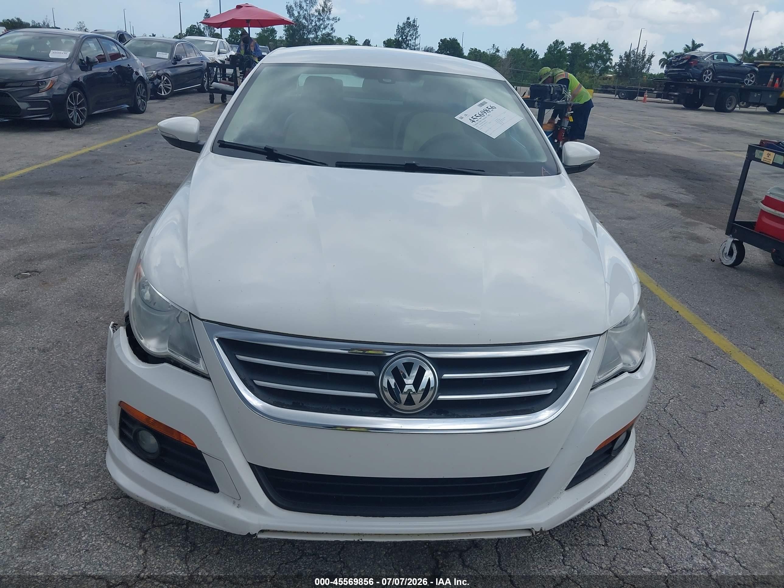 2012 Volkswagen Cc R-line White vin: WVWMP7AN0CE552525