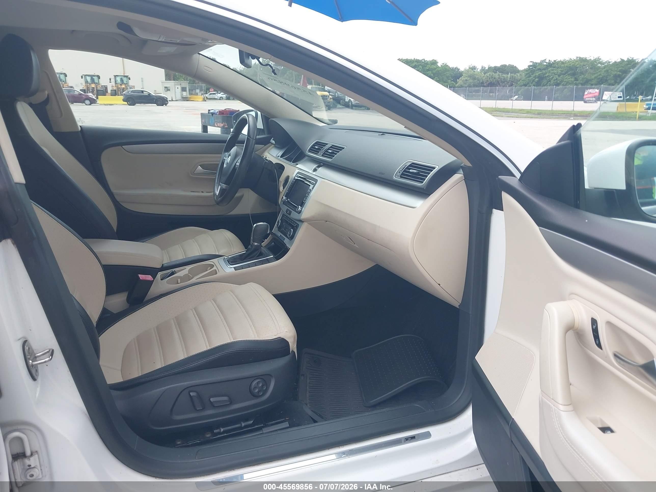 2012 Volkswagen Cc R-line White vin: WVWMP7AN0CE552525