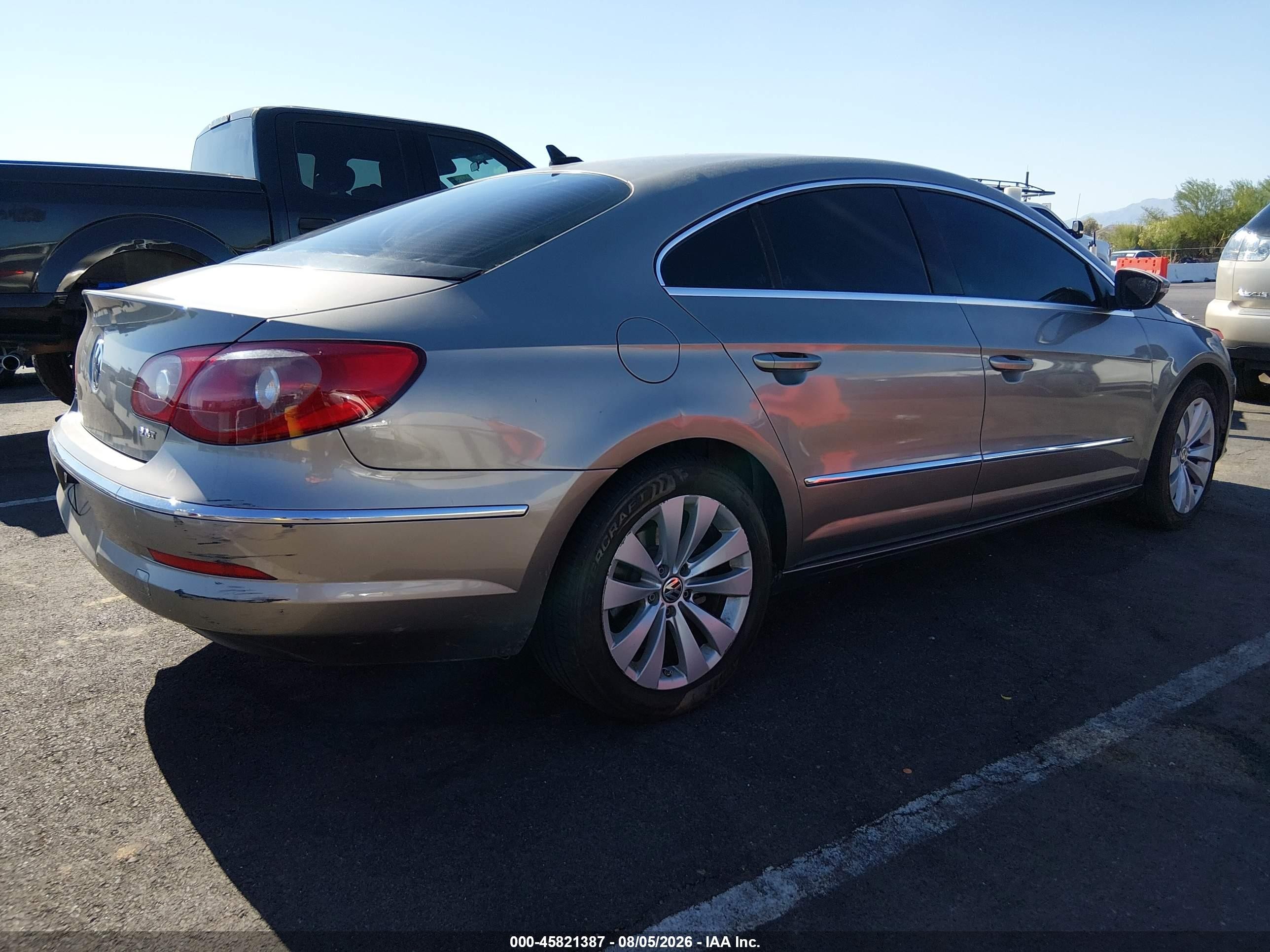 2012 Volkswagen Cc Sport Beige vin: WVWMP7AN1CE504838