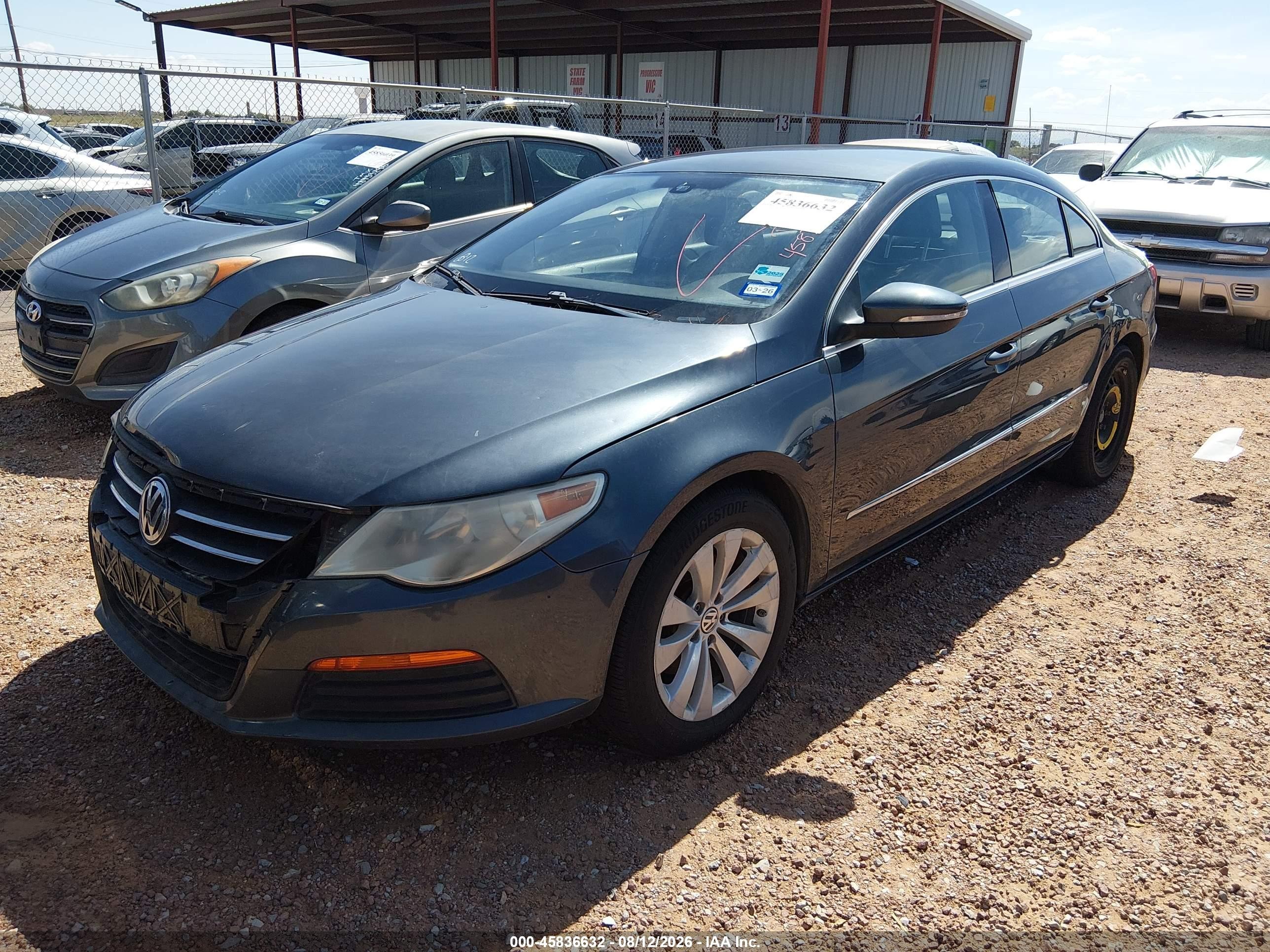 2012 Volkswagen Cc Sport Gray vin: WVWMP7AN1CE505598