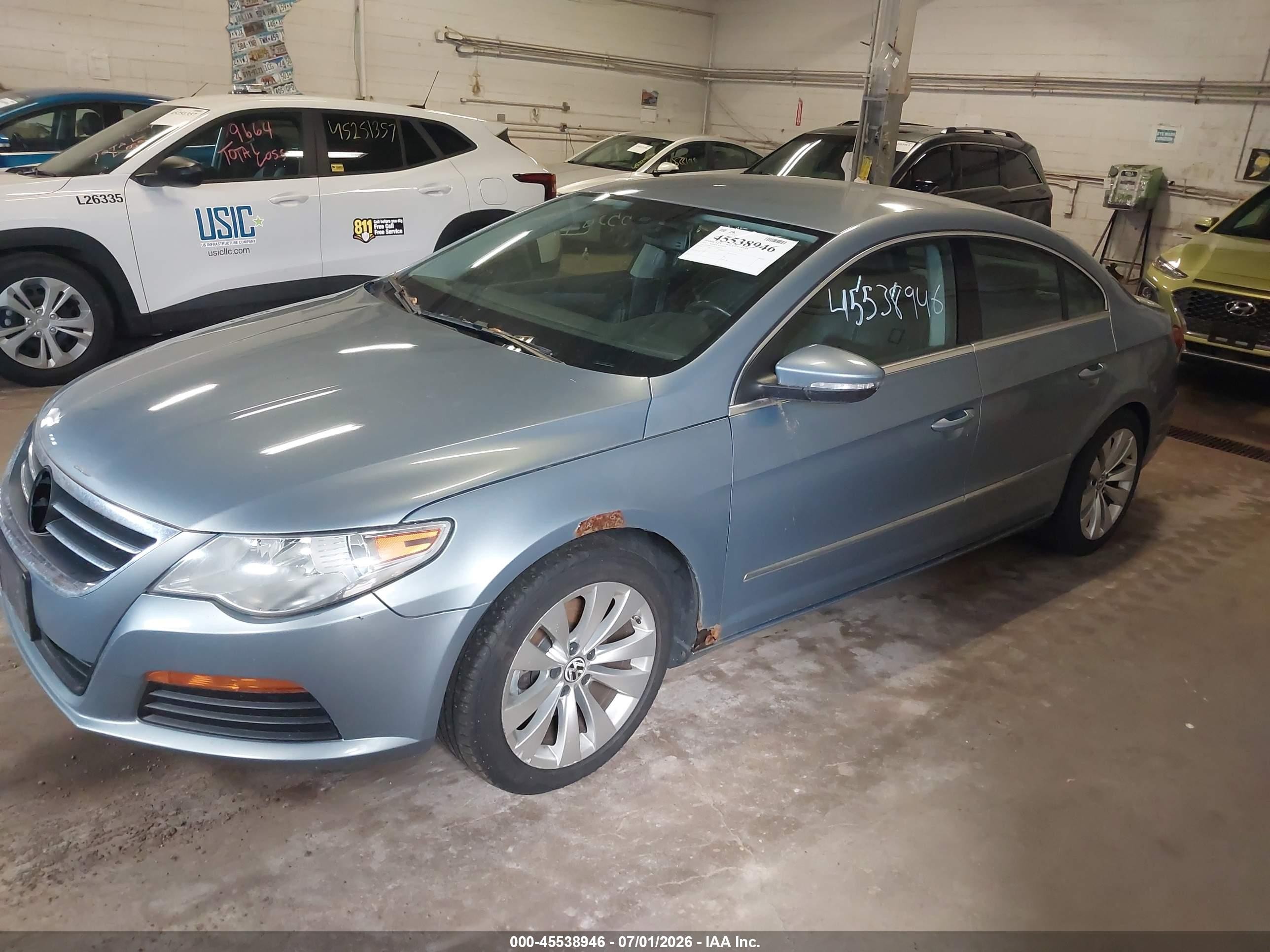 2012 Volkswagen Cc Sport Silver vin: WVWMP7AN1CE507190