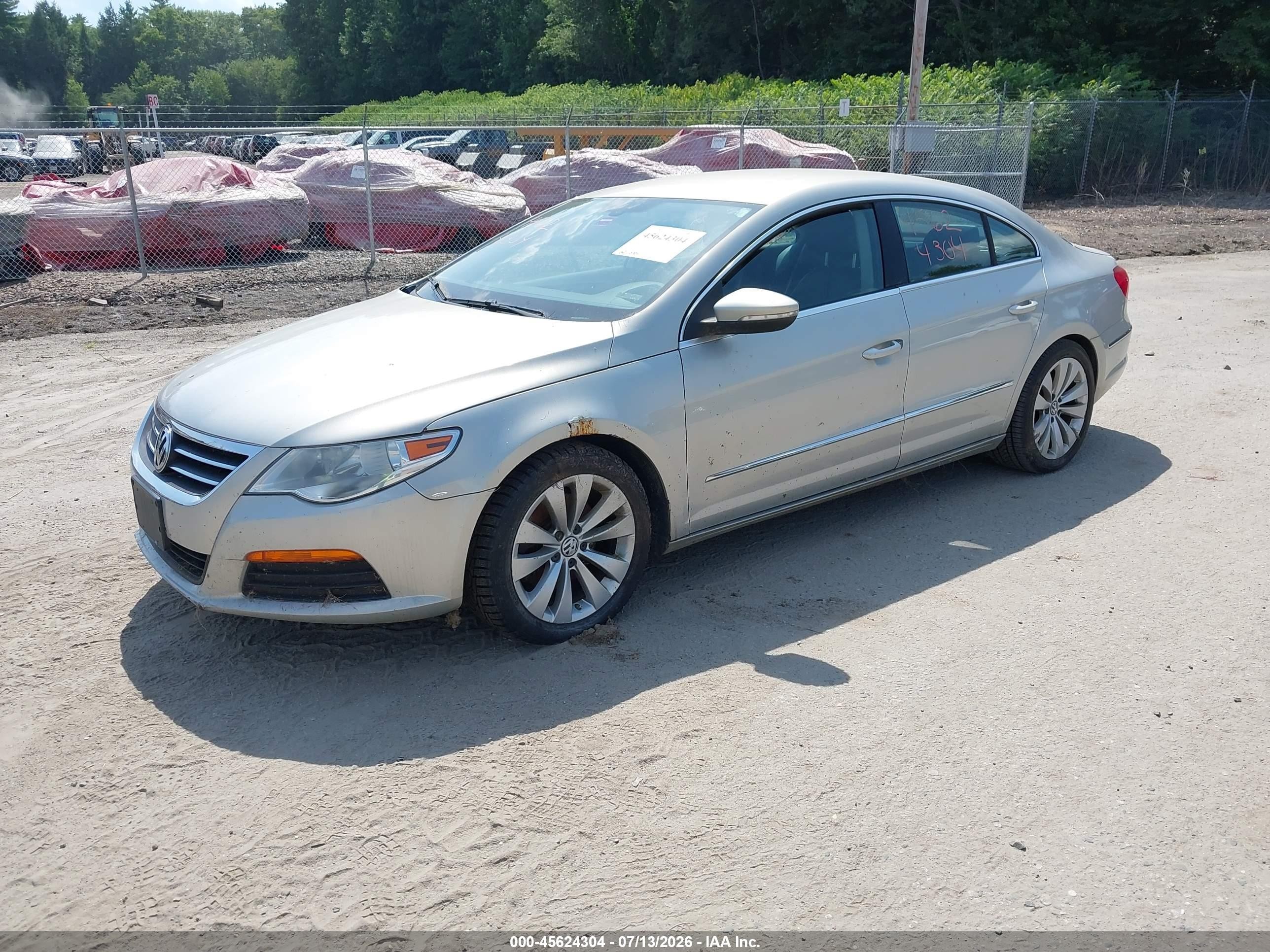 2012 Volkswagen Cc Sport Silver vin: WVWMP7AN1CE513068