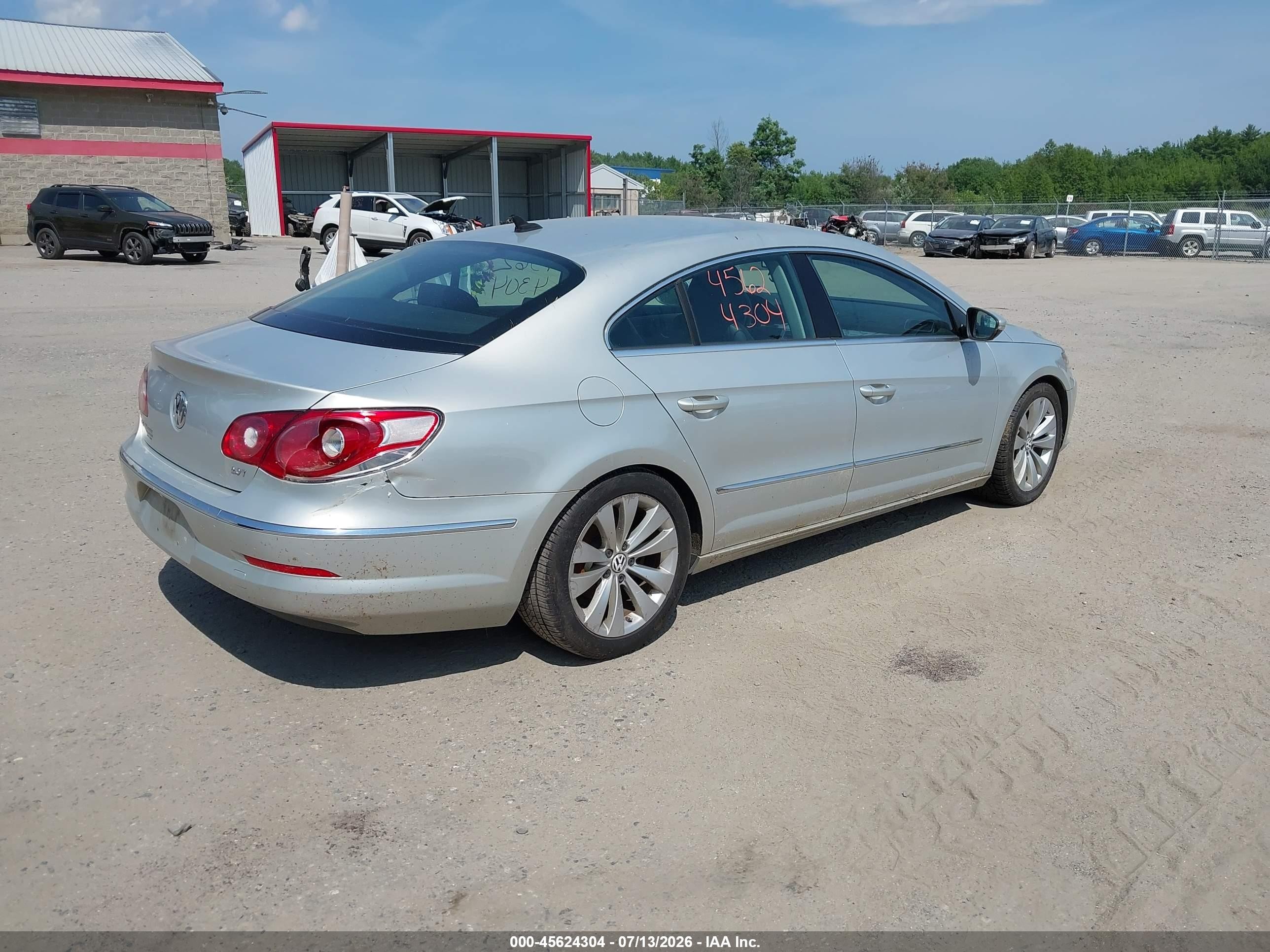 2012 Volkswagen Cc Sport Silver vin: WVWMP7AN1CE513068