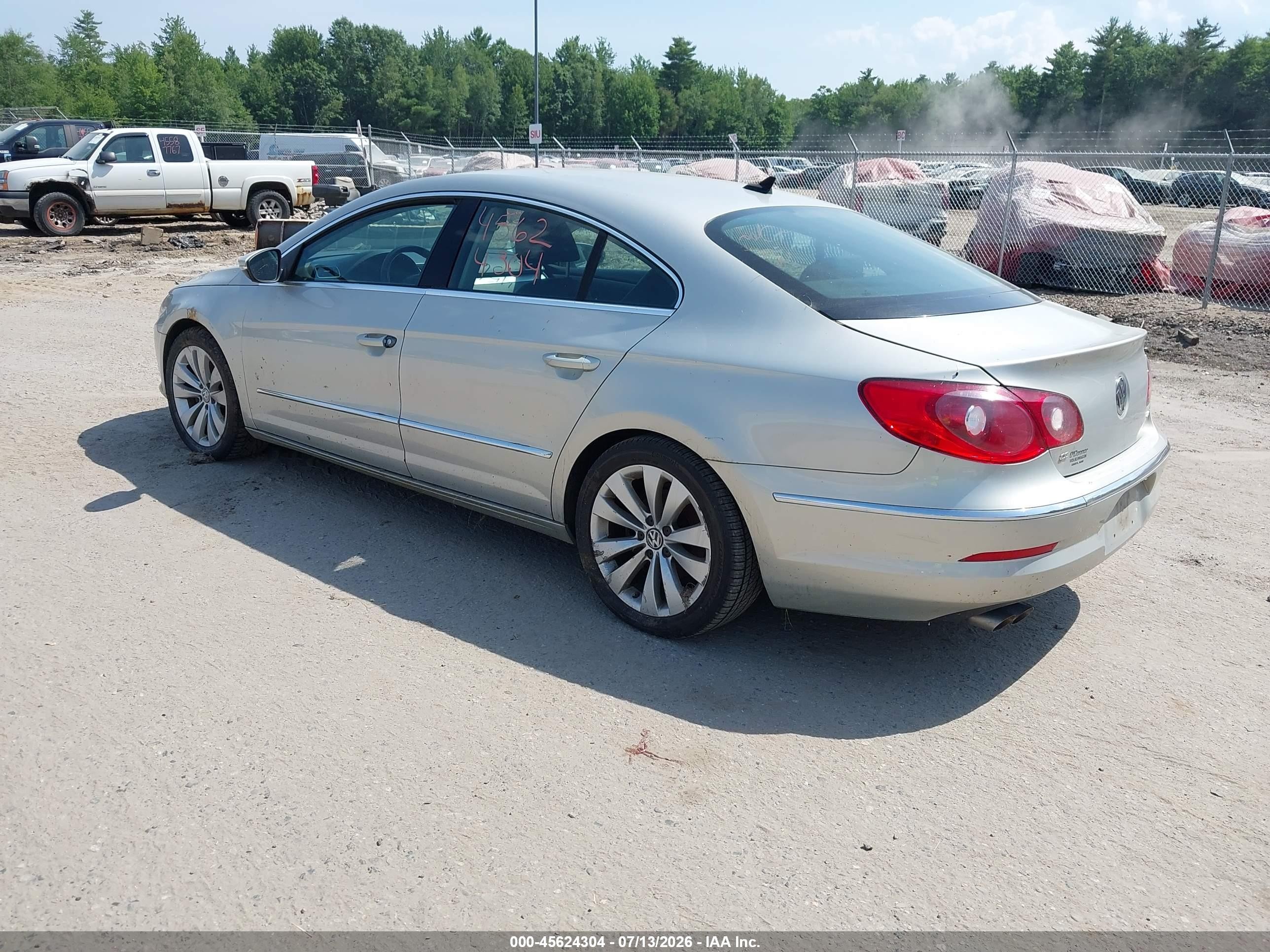 2012 Volkswagen Cc Sport Silver vin: WVWMP7AN1CE513068