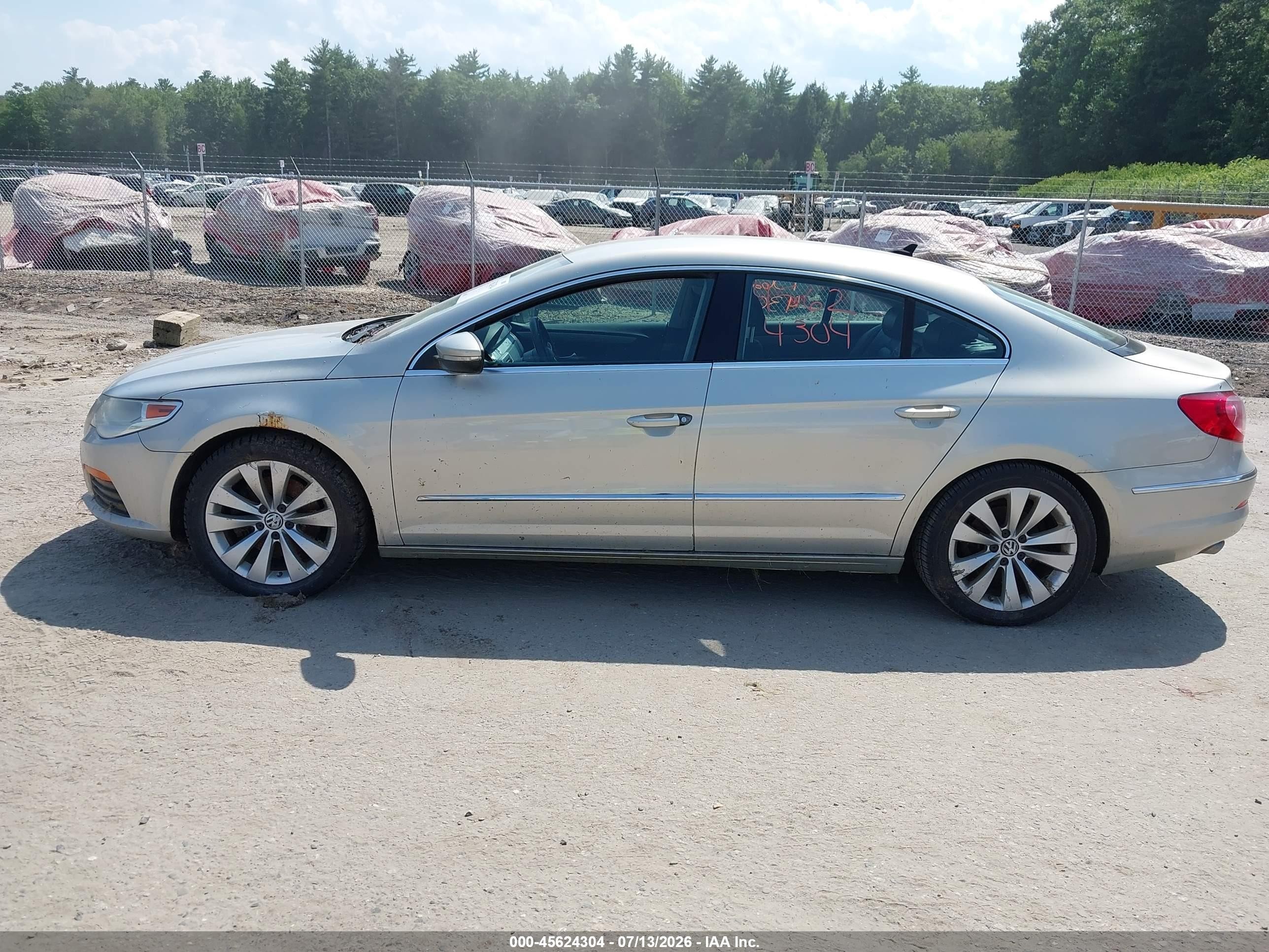 2012 Volkswagen Cc Sport Silver vin: WVWMP7AN1CE513068