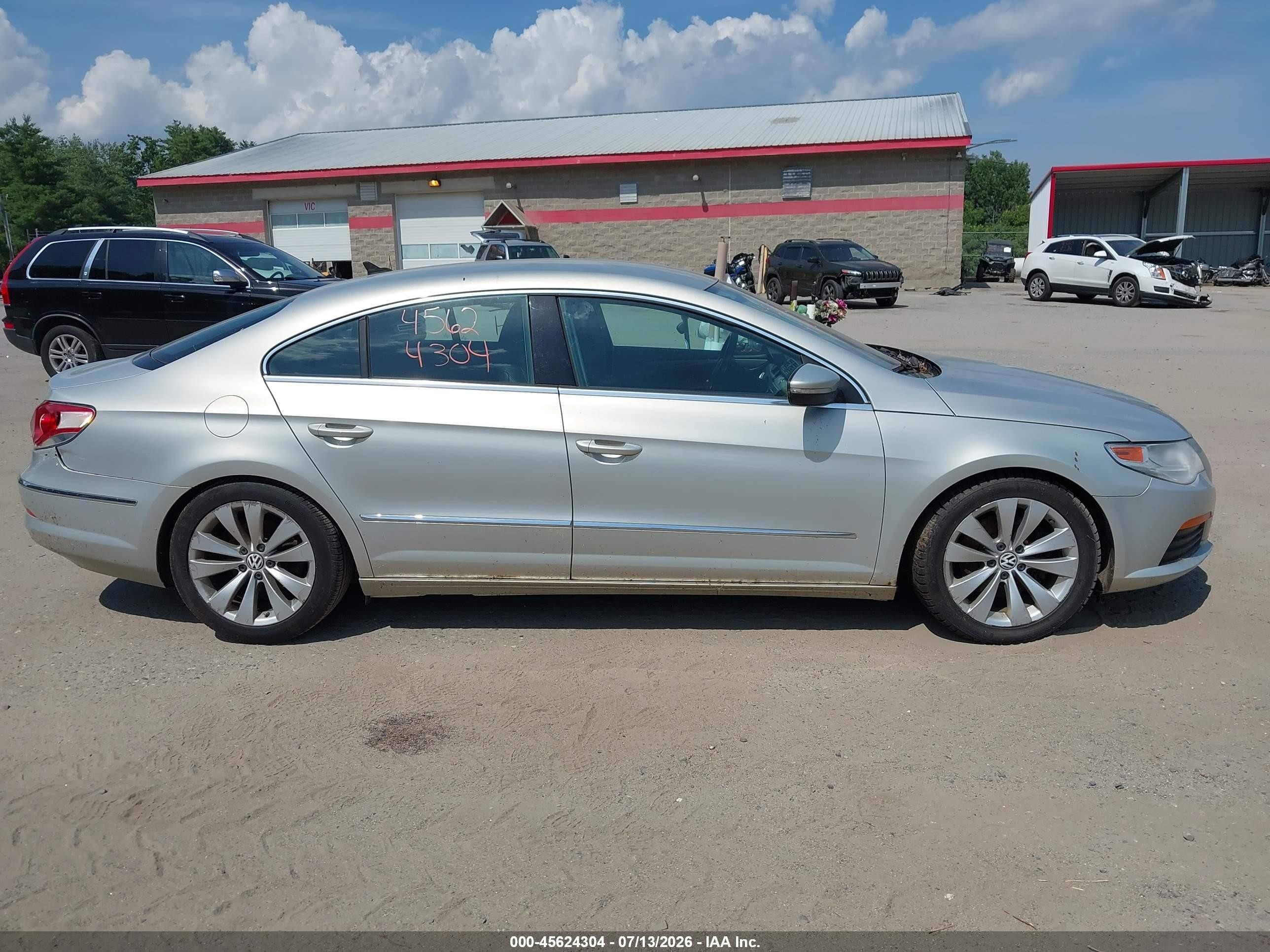 2012 Volkswagen Cc Sport Silver vin: WVWMP7AN1CE513068