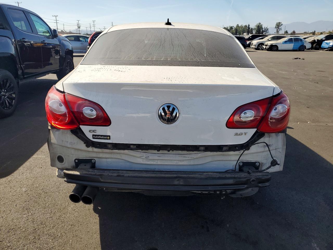 2012 Volkswagen Cc Sport White vin: WVWMP7AN1CE533840