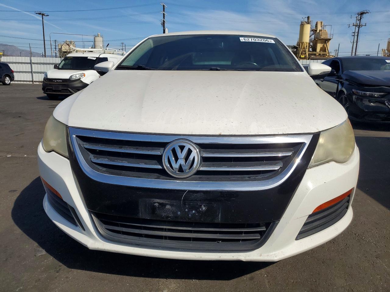 2012 Volkswagen Cc Sport White vin: WVWMP7AN1CE533840