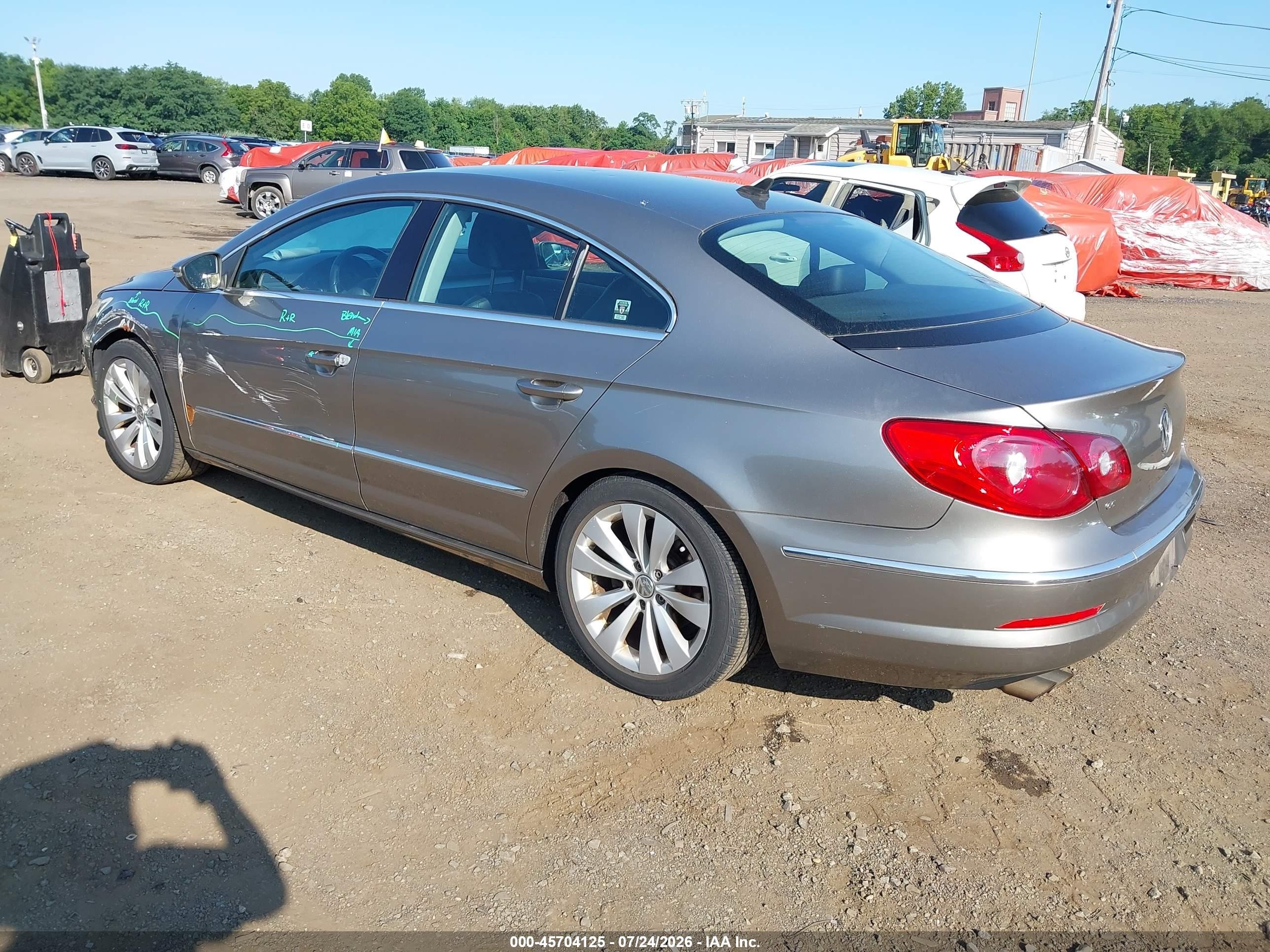 2010 Volkswagen Cc Sport Gray vin: WVWMP7AN2AE549767