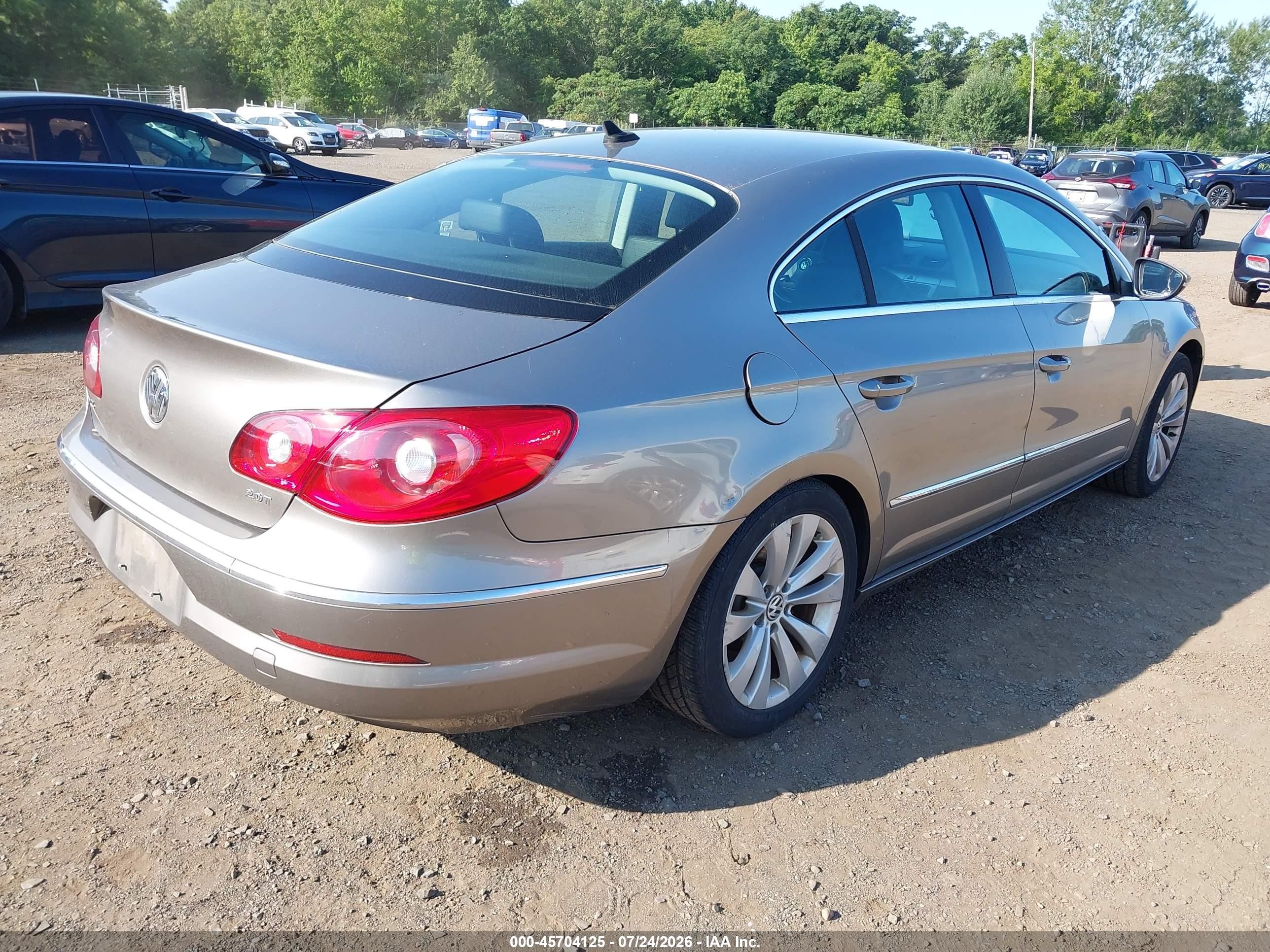 2010 Volkswagen Cc Sport Gray vin: WVWMP7AN2AE549767