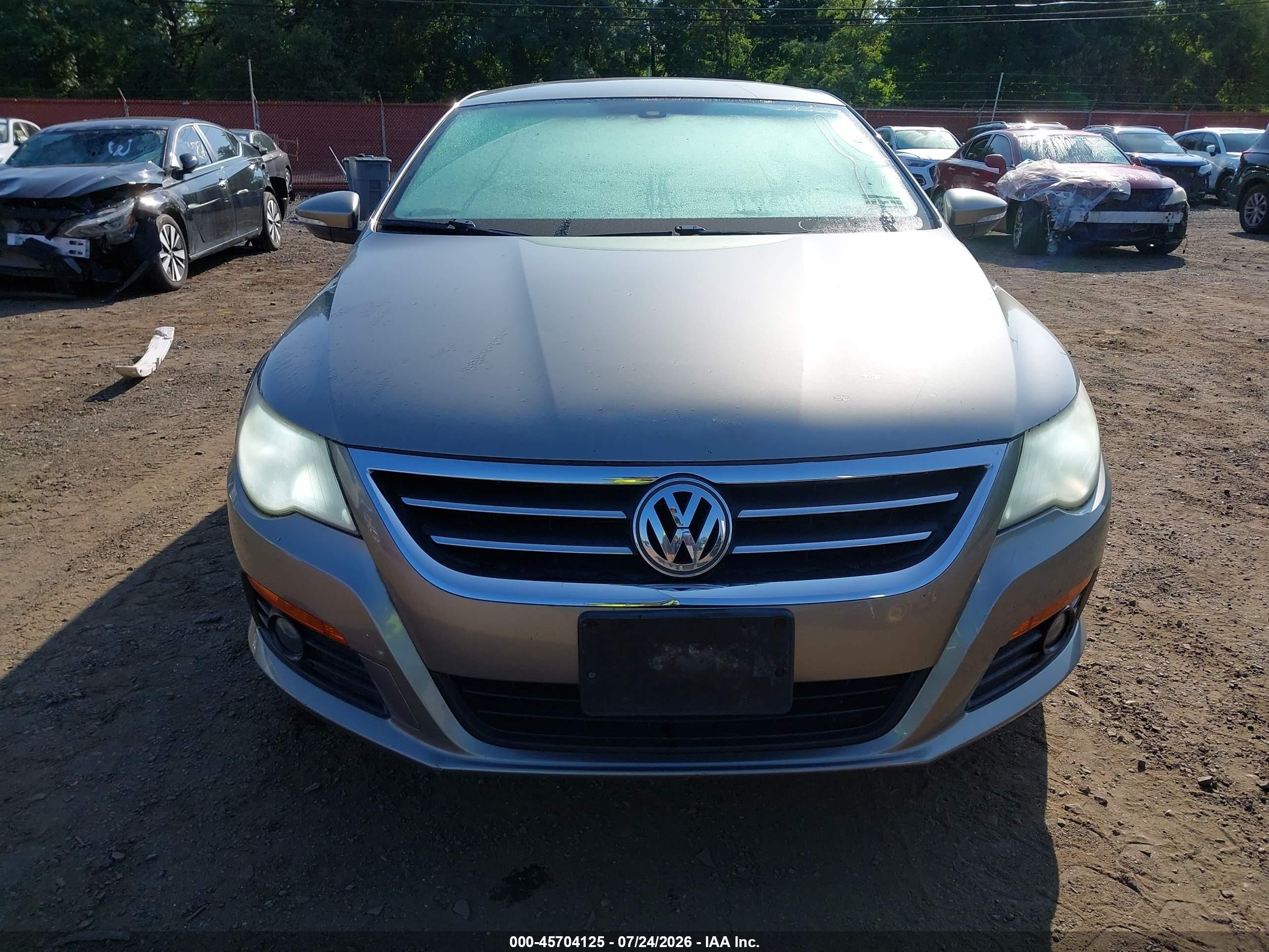 2010 Volkswagen Cc Sport Gray vin: WVWMP7AN2AE549767