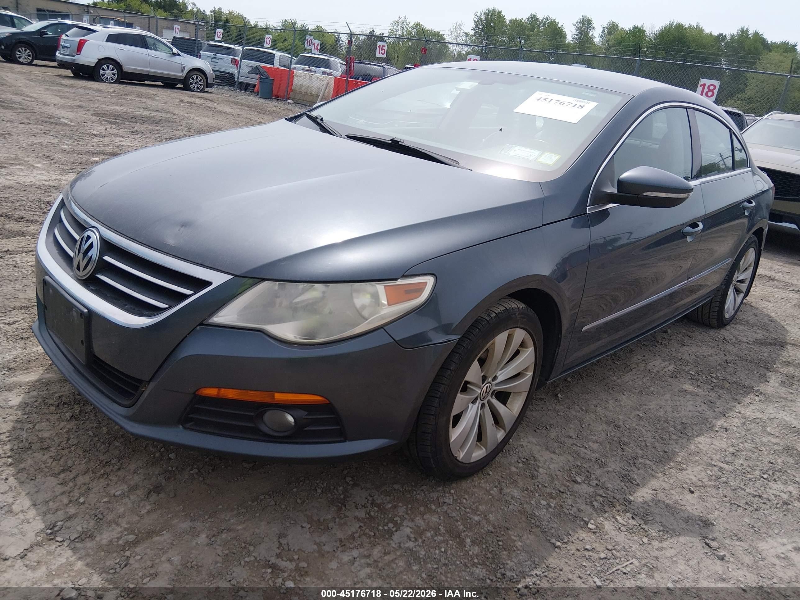2010 Volkswagen Cc Sport Gray vin: WVWMP7AN2AE565323