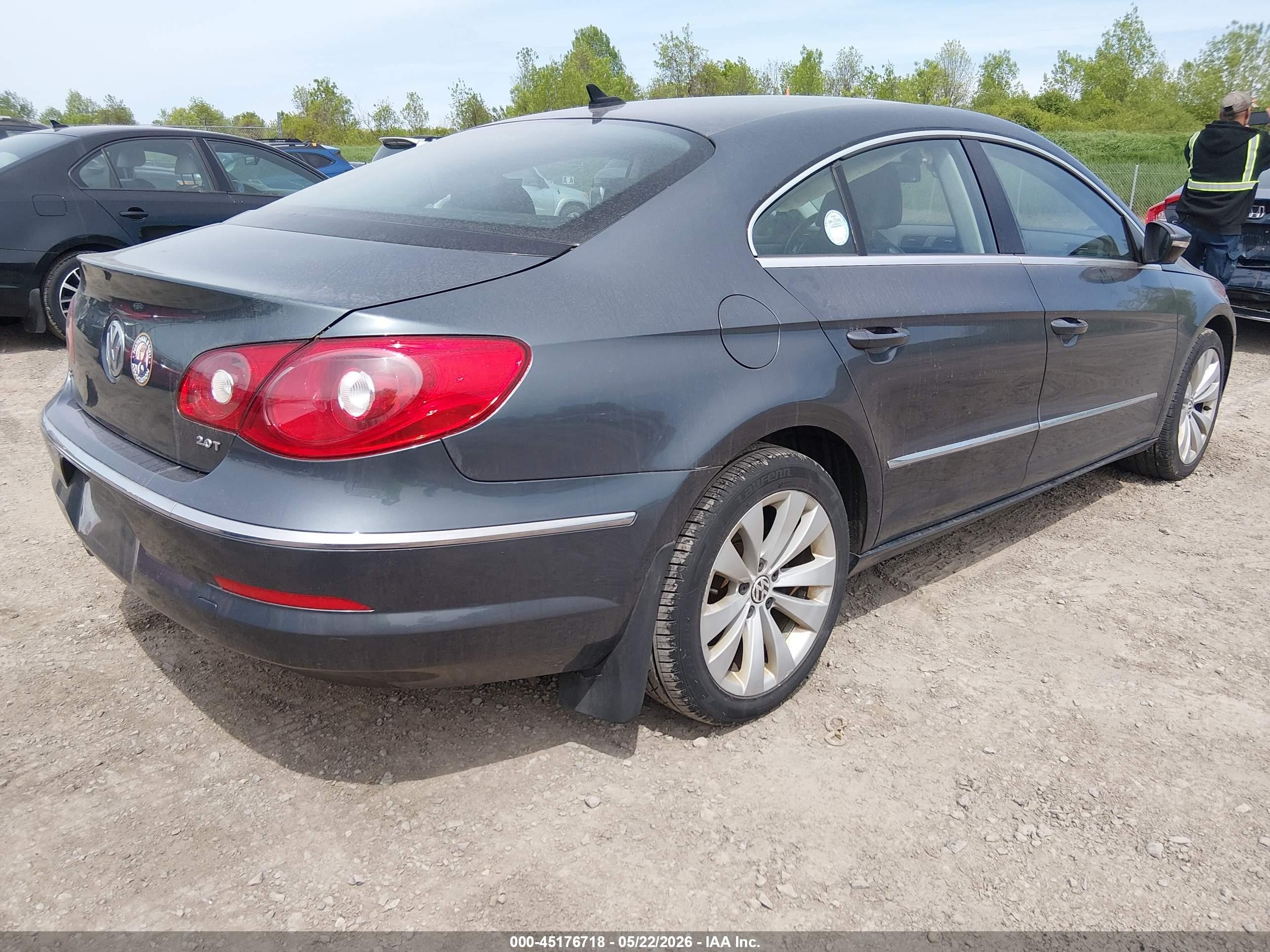 2010 Volkswagen Cc Sport Gray vin: WVWMP7AN2AE565323