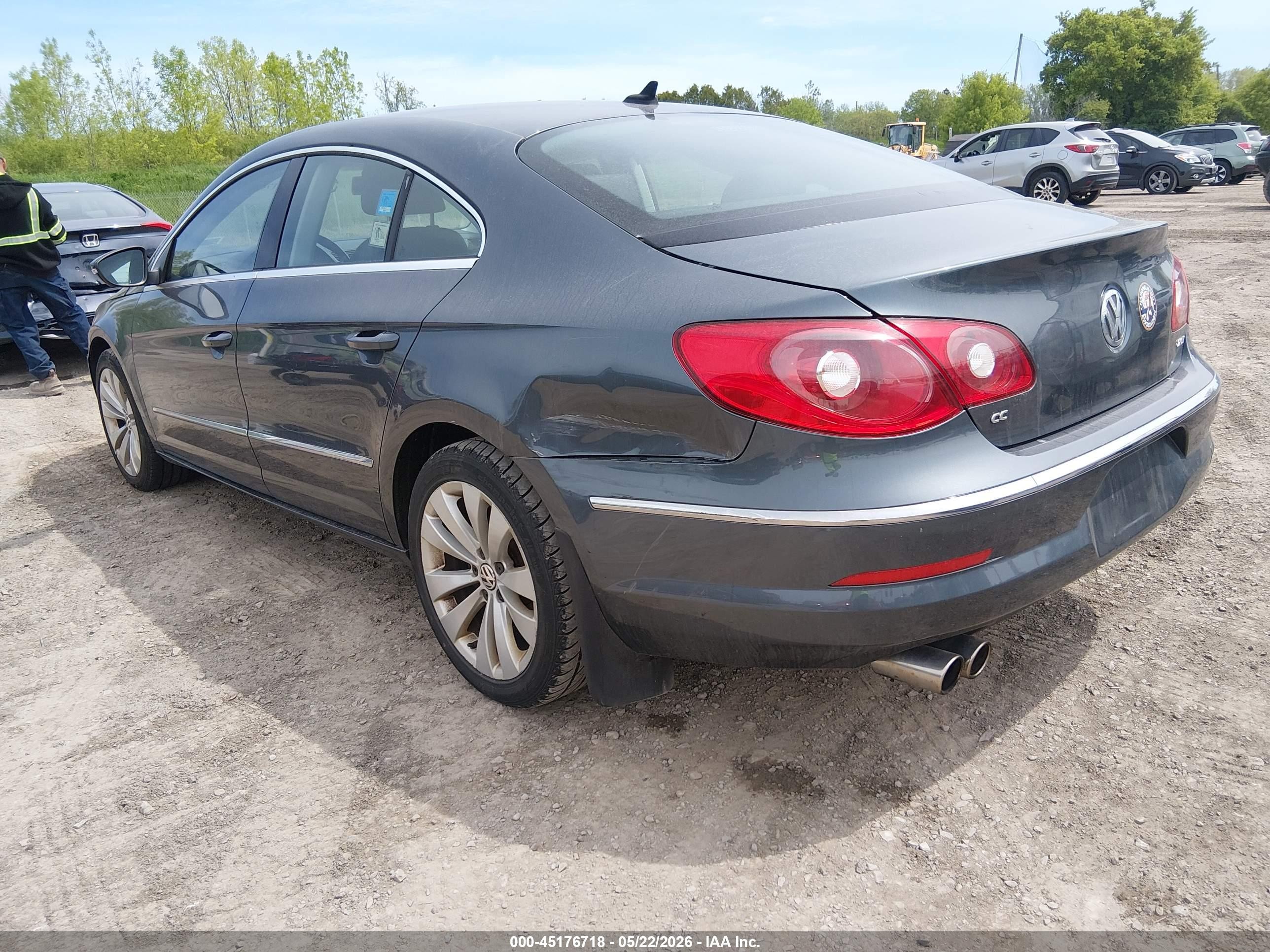 2010 Volkswagen Cc Sport Gray vin: WVWMP7AN2AE565323