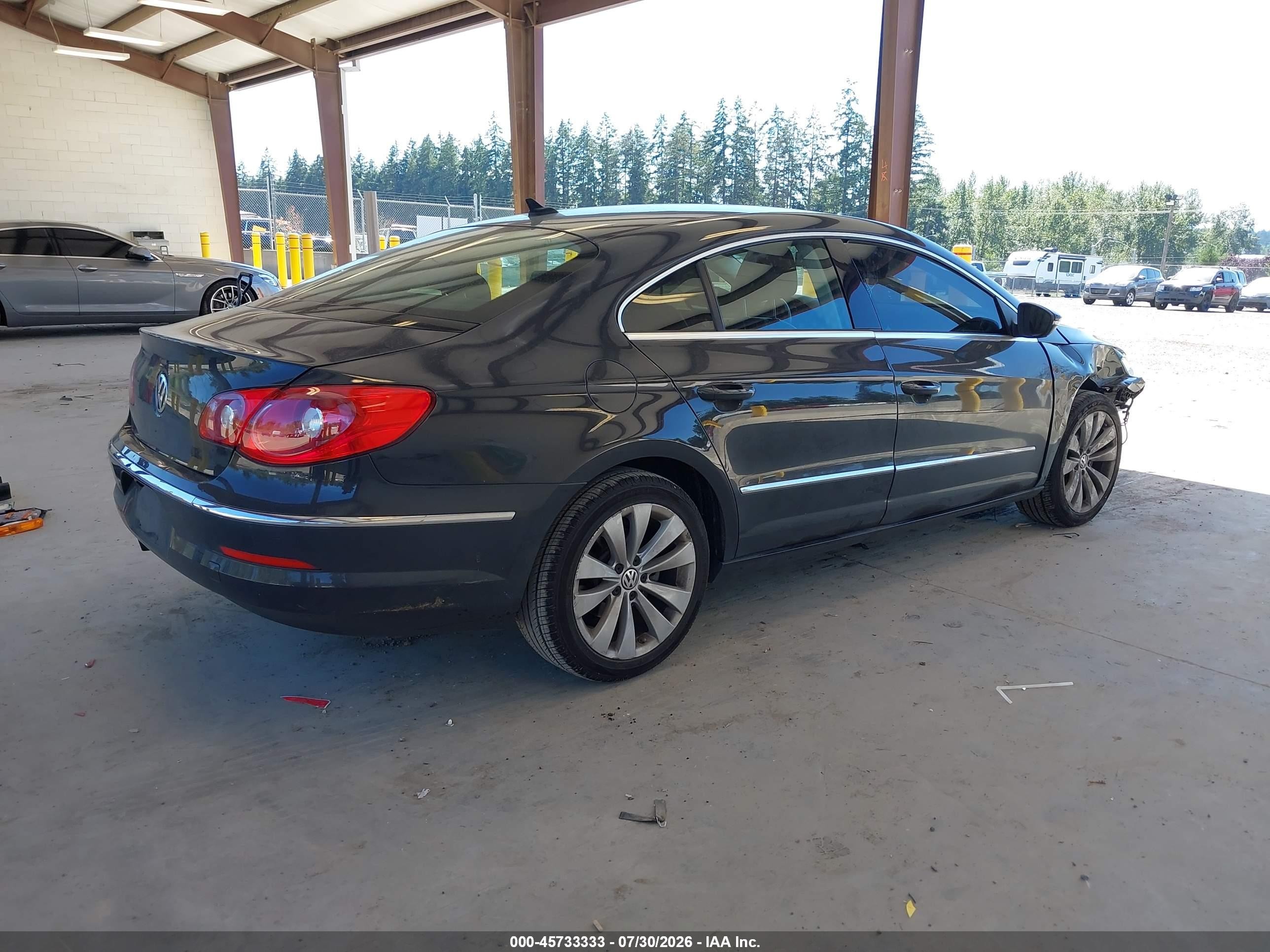 2012 Volkswagen Cc Sport Серый vin: WVWMP7AN2CE500412