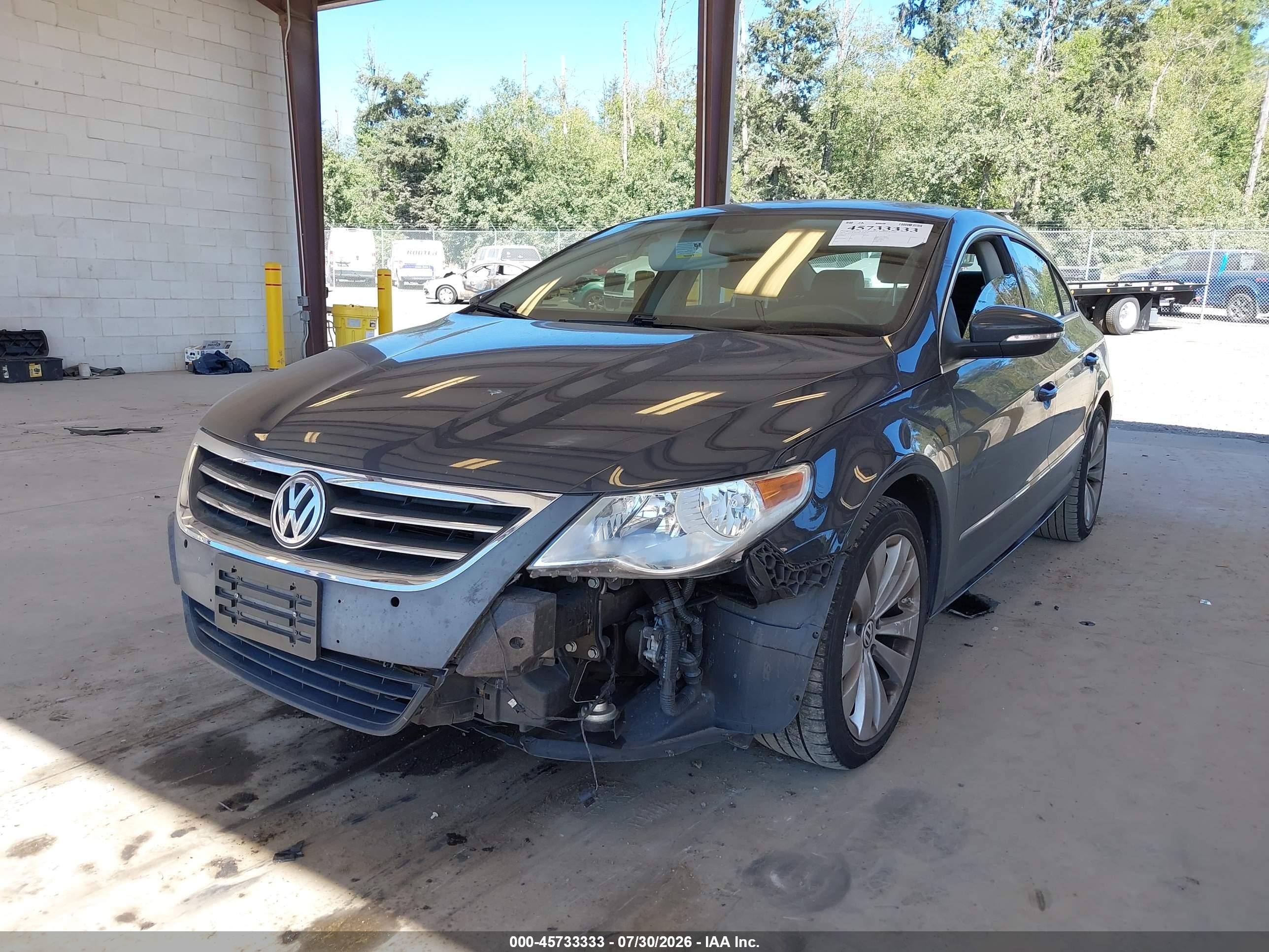 2012 Volkswagen Cc Sport Серый vin: WVWMP7AN2CE500412