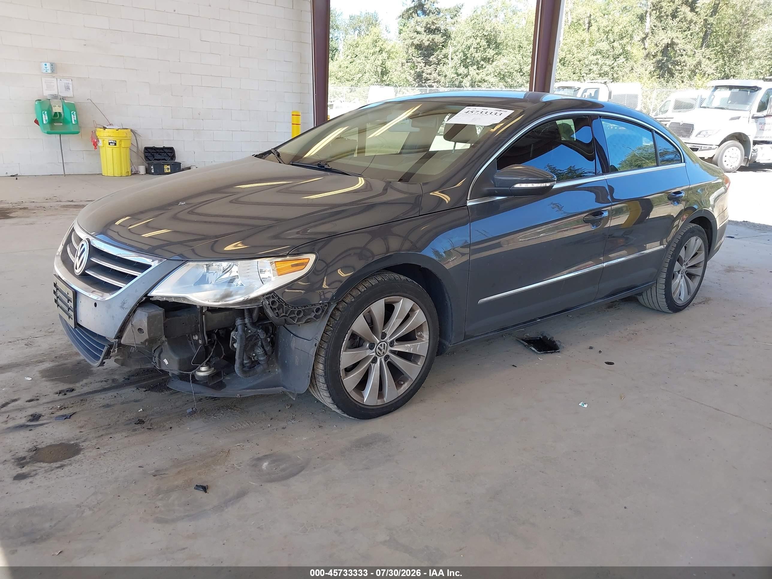 2012 Volkswagen Cc Sport Серый vin: WVWMP7AN2CE500412