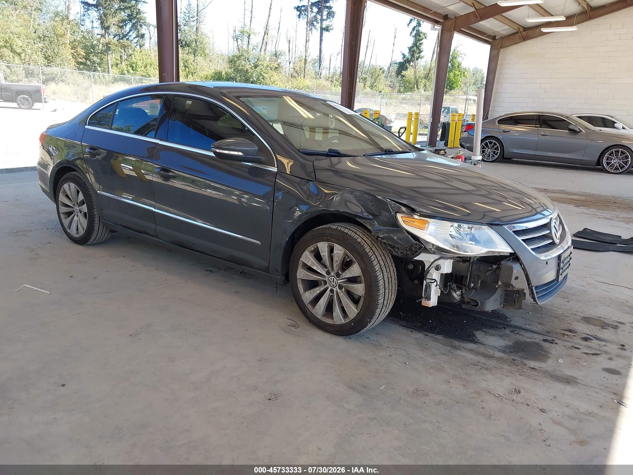 2012 Volkswagen Cc Sport Серый vin: WVWMP7AN2CE500412