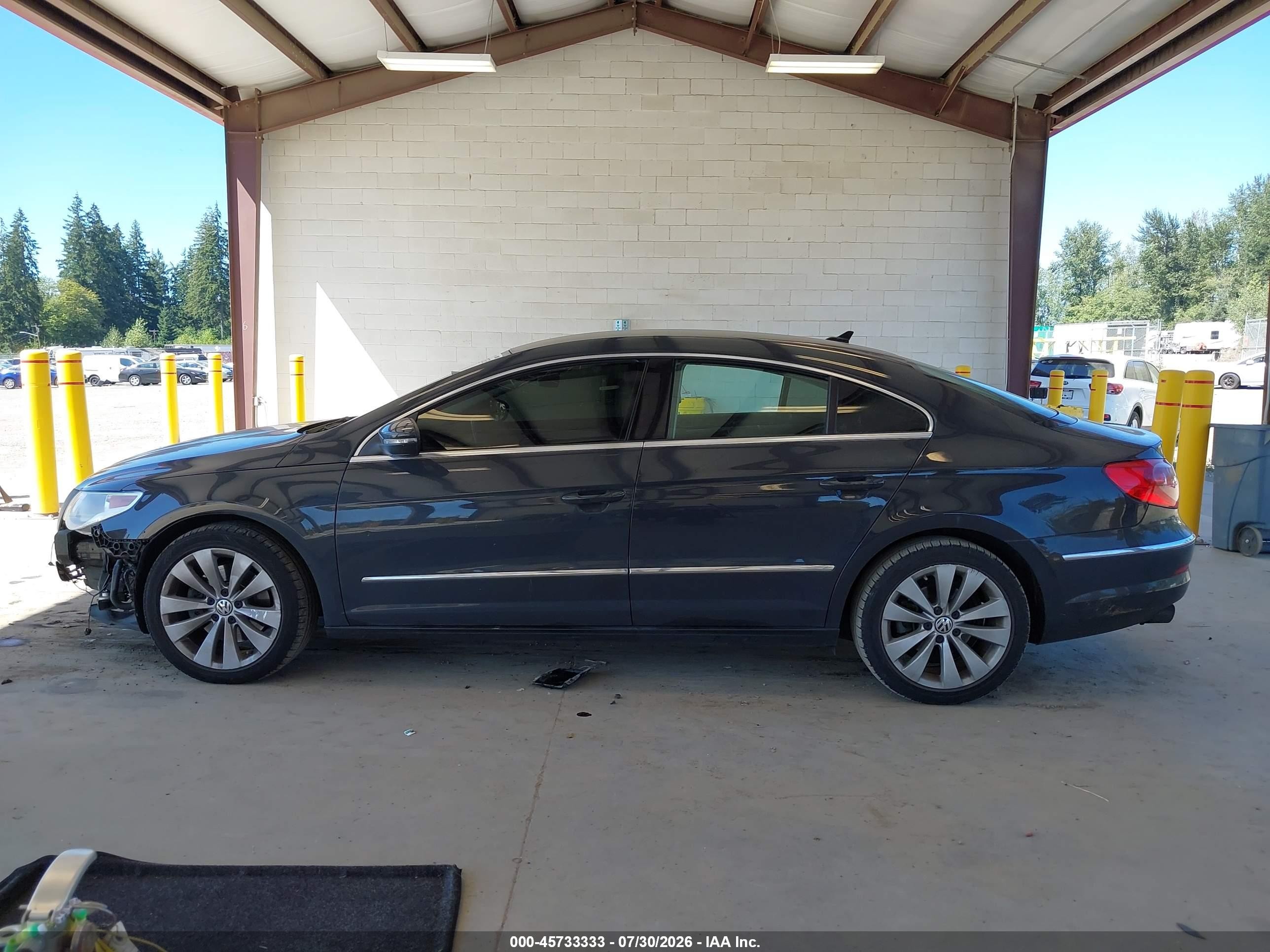 2012 Volkswagen Cc Sport Серый vin: WVWMP7AN2CE500412