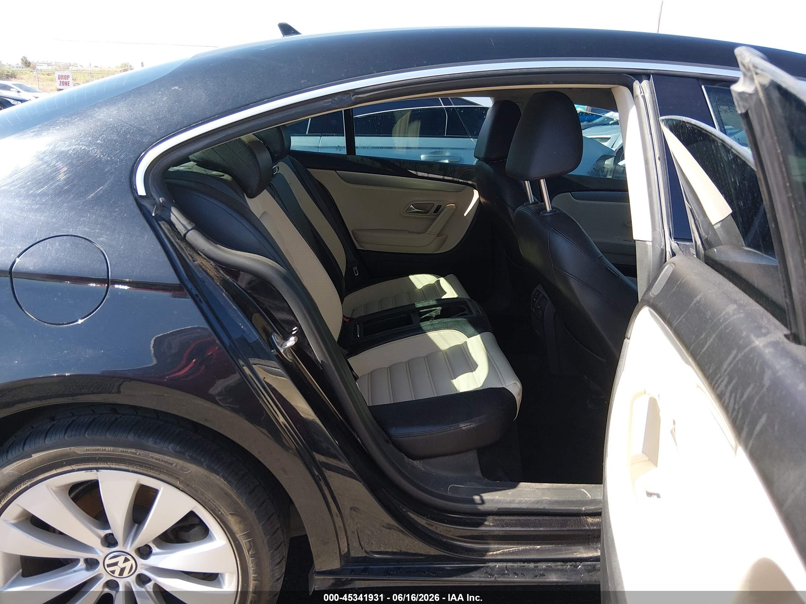 2012 Volkswagen Cc Sport Black vin: WVWMP7AN2CE530896