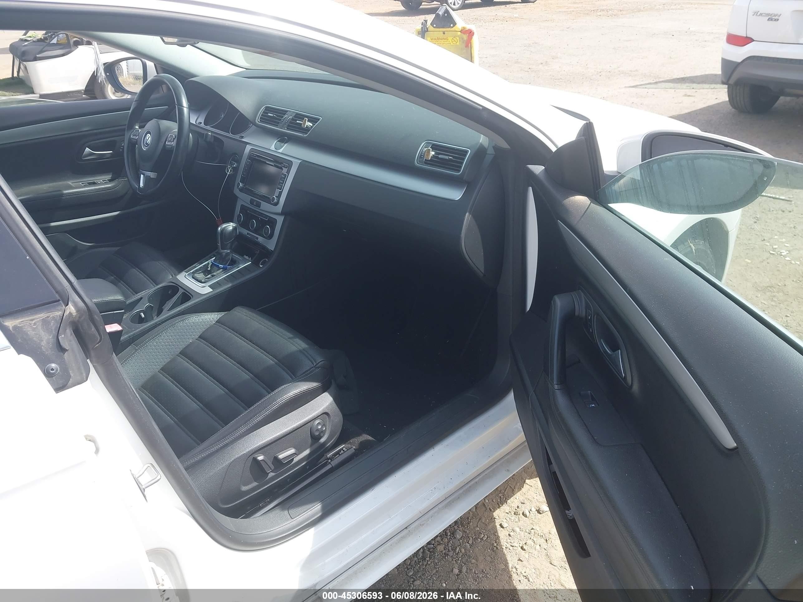 2012 Volkswagen Cc Sport White vin: WVWMP7AN2CE536522