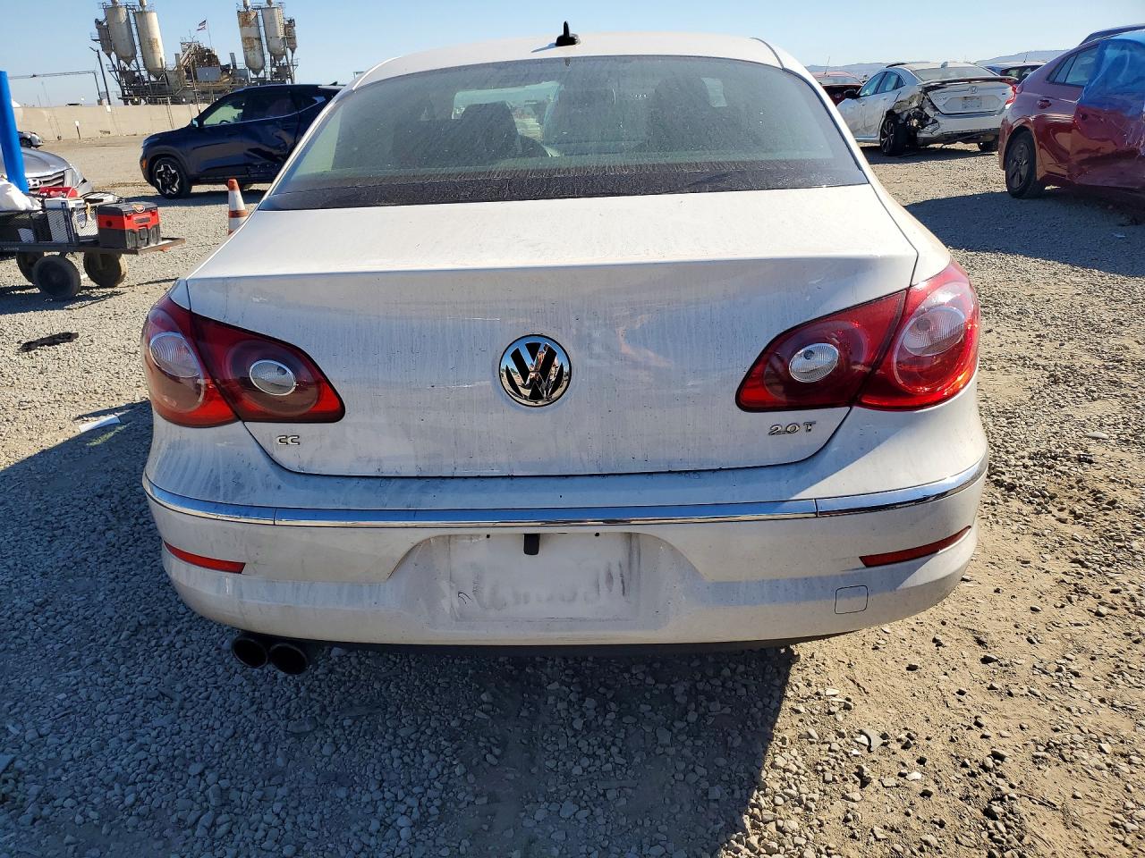 2012 Volkswagen Cc Sport White vin: WVWMP7AN2CE543230