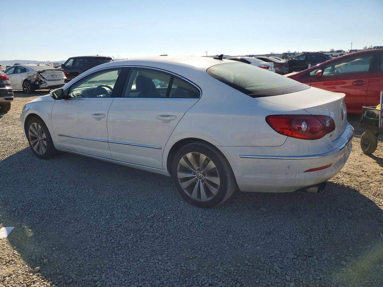 2012 Volkswagen Cc Sport White vin: WVWMP7AN2CE543230