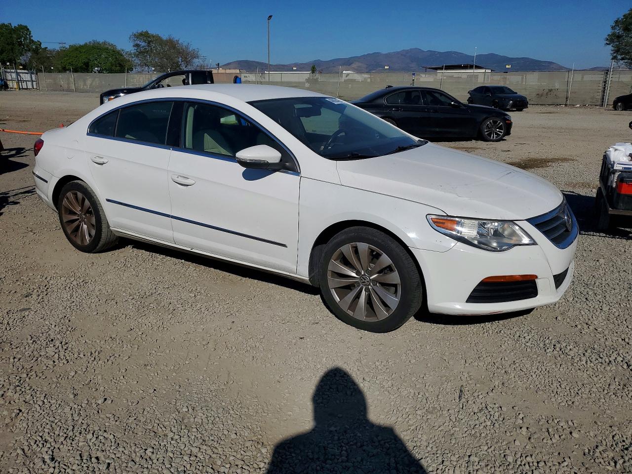 2012 Volkswagen Cc Sport White vin: WVWMP7AN2CE543230