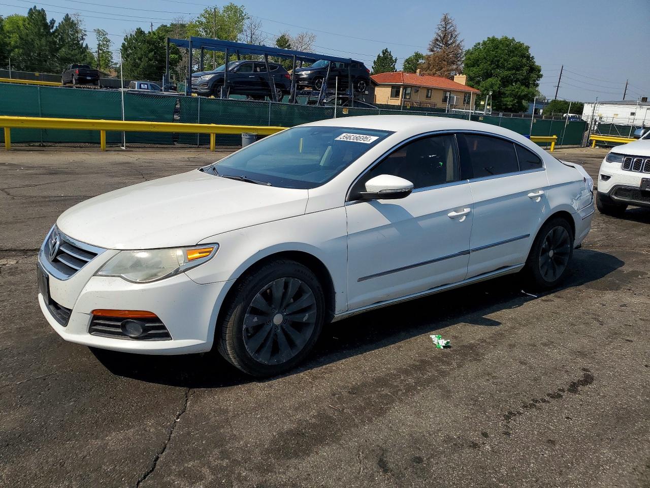 2010 Volkswagen Cc Sport White vin: WVWMP7AN3AE557893