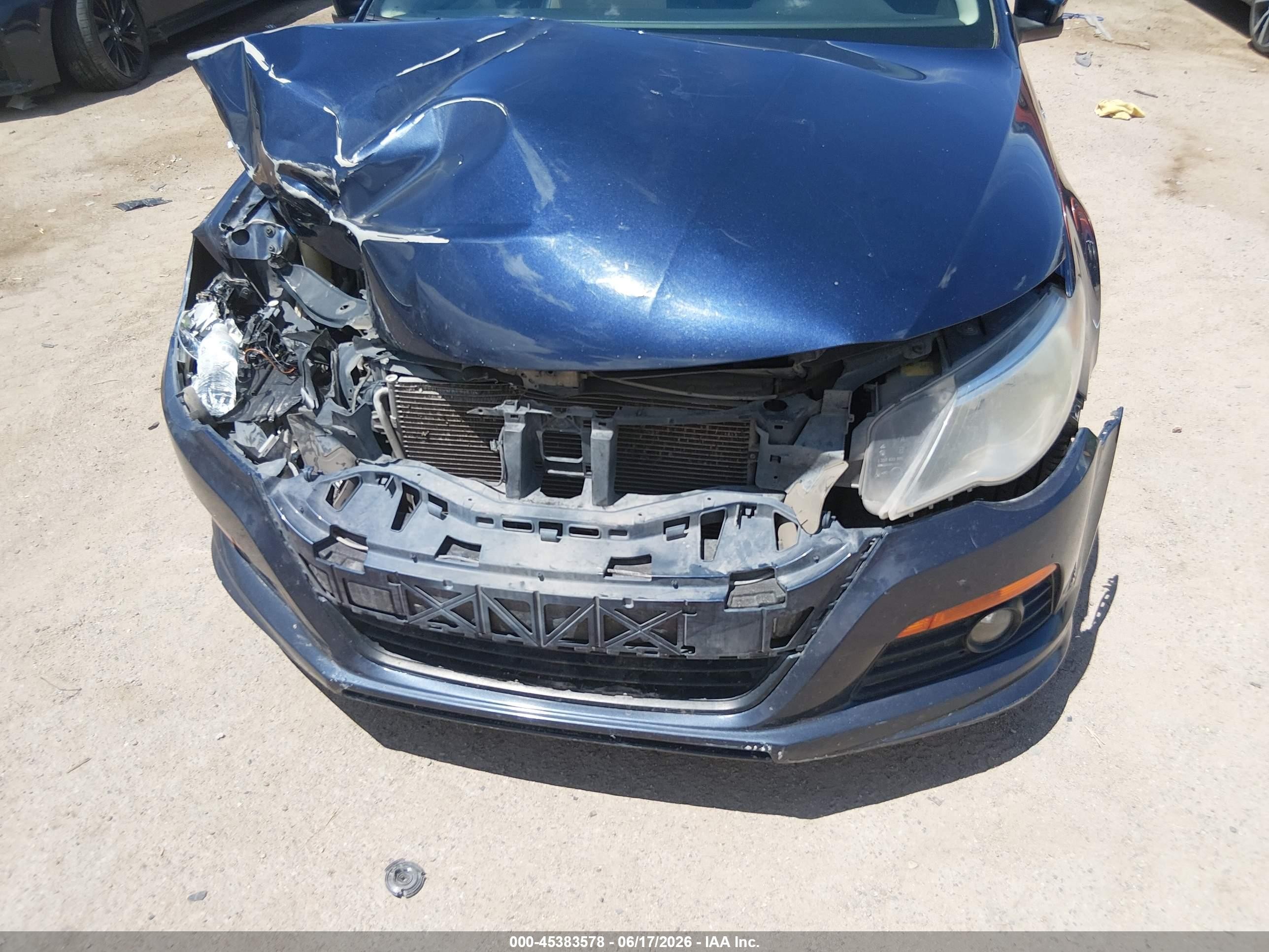 2012 Volkswagen Cc R-line Dark Blue vin: WVWMP7AN3CE503304